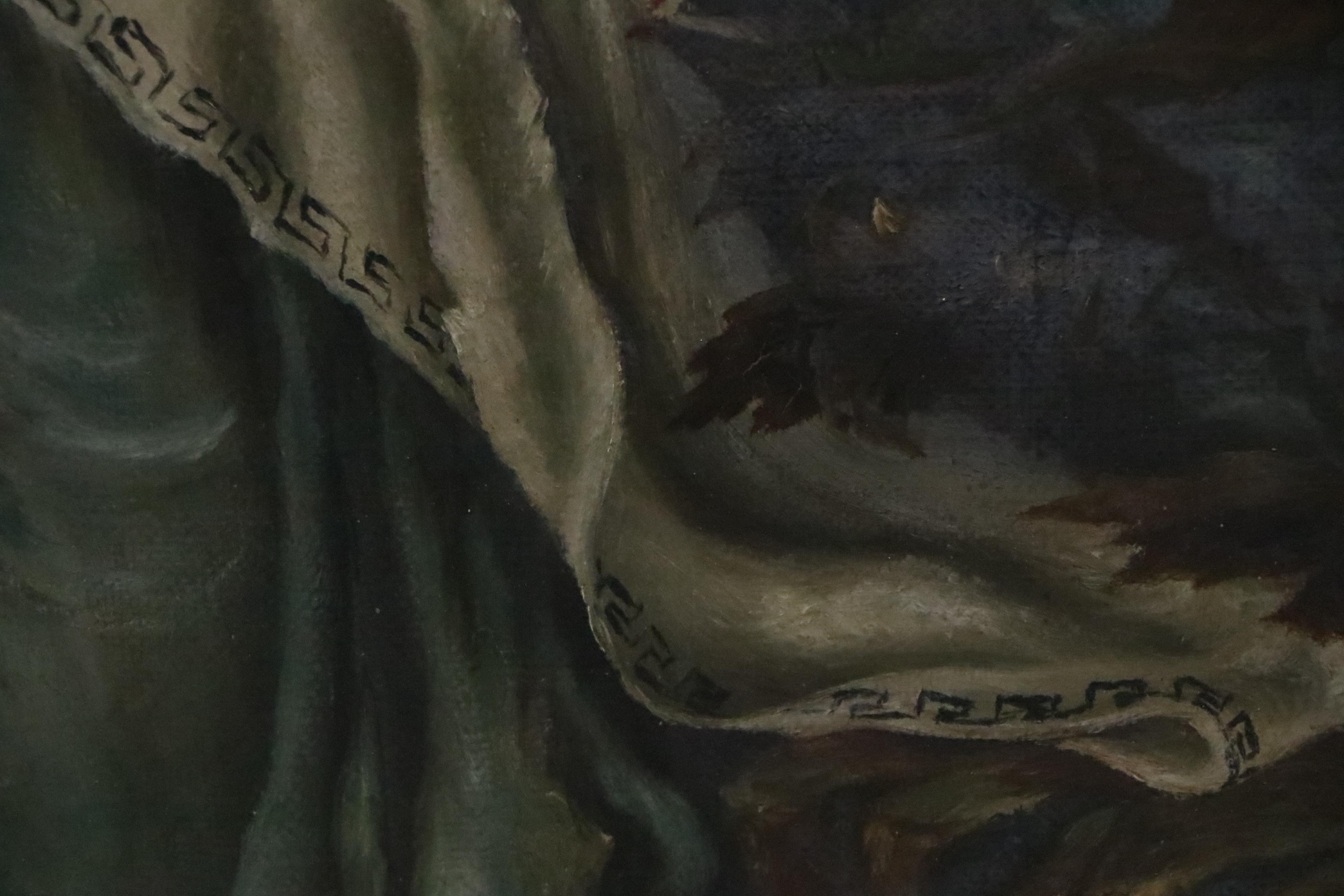 Copy Oil Painting after Robert Julius Beyschlag "Psyche," Late 19th Century