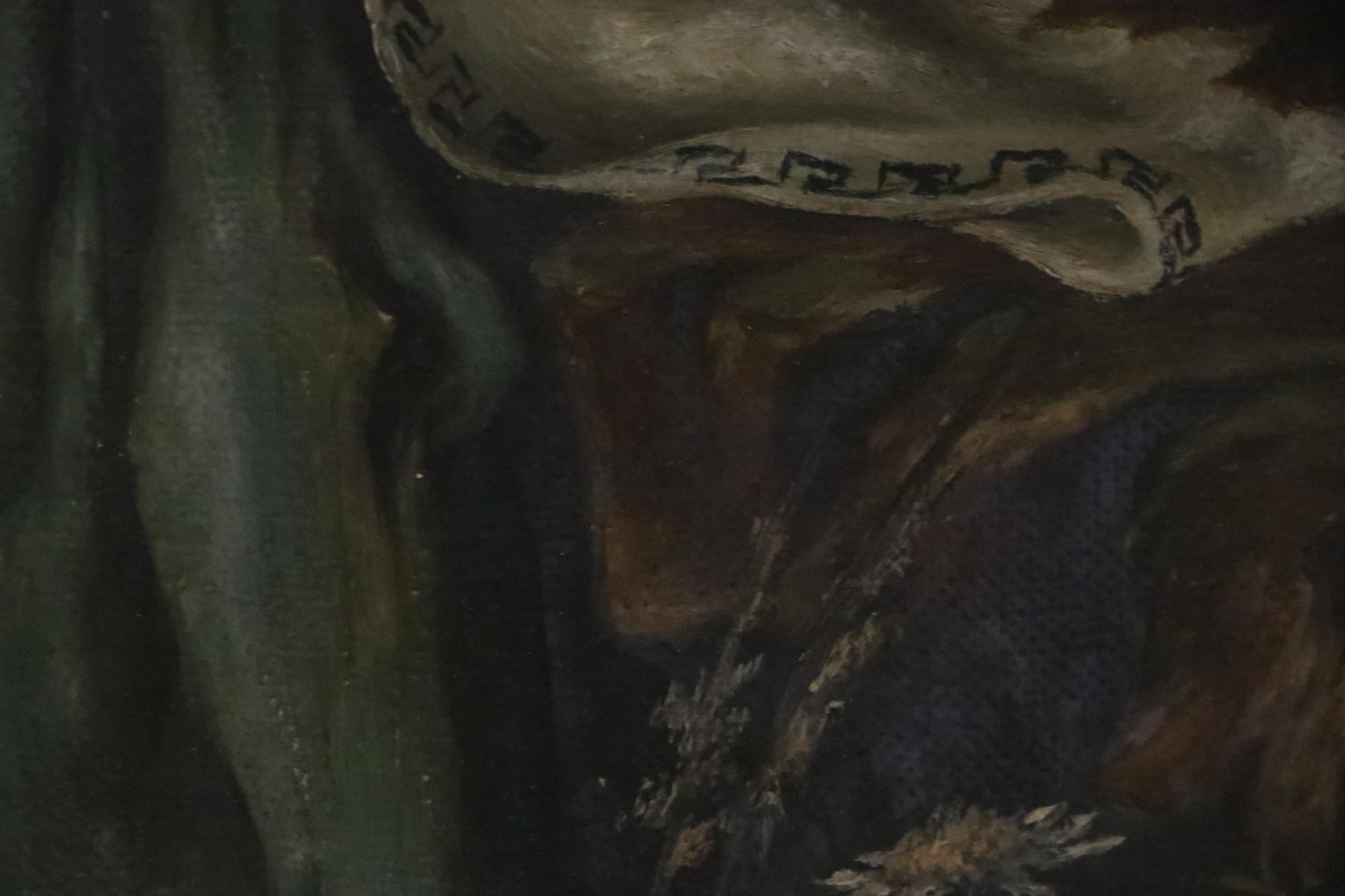 Copy Oil Painting after Robert Julius Beyschlag "Psyche," Late 19th Century