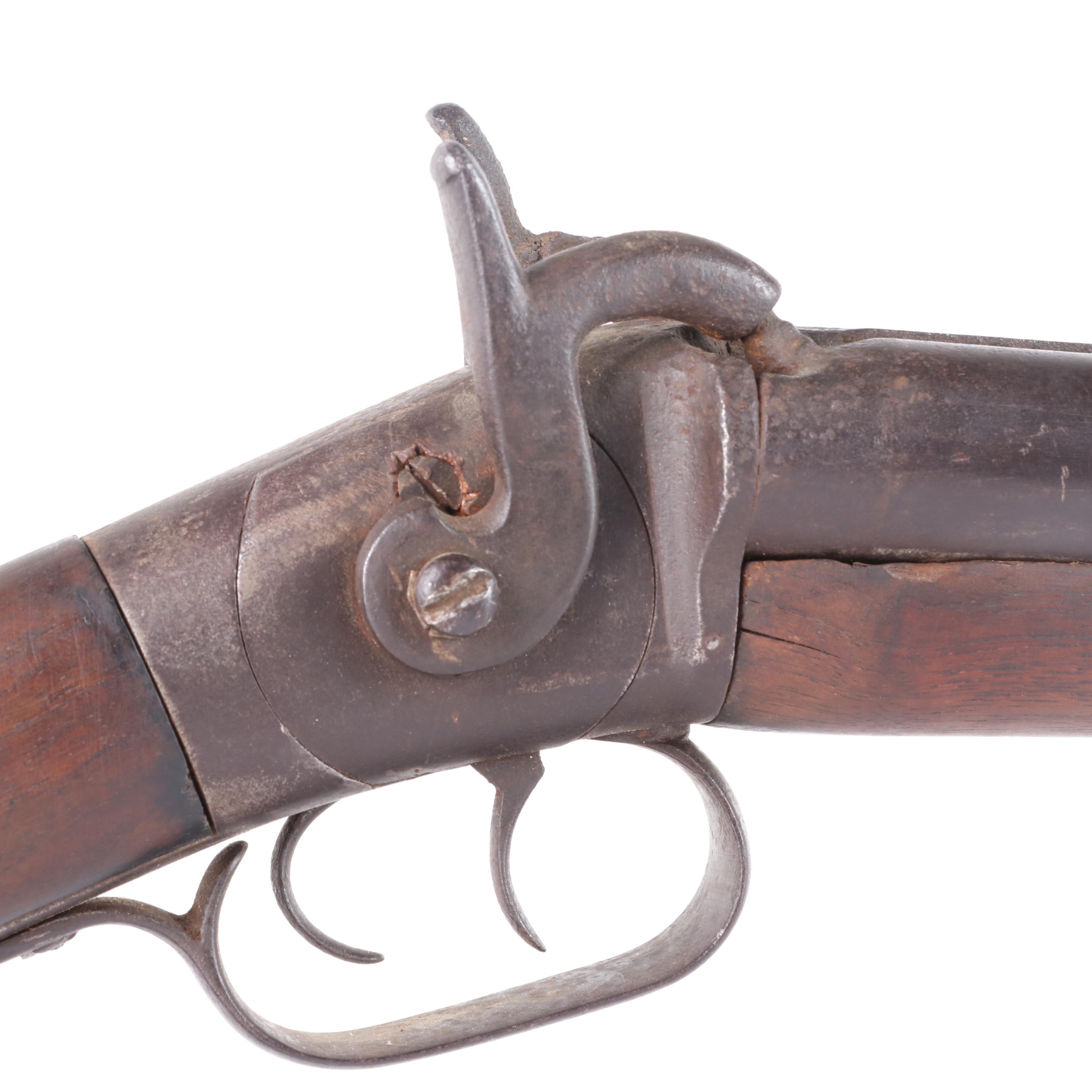 Double Barrel Black Powder Musket,  Mid-Late 19th Century