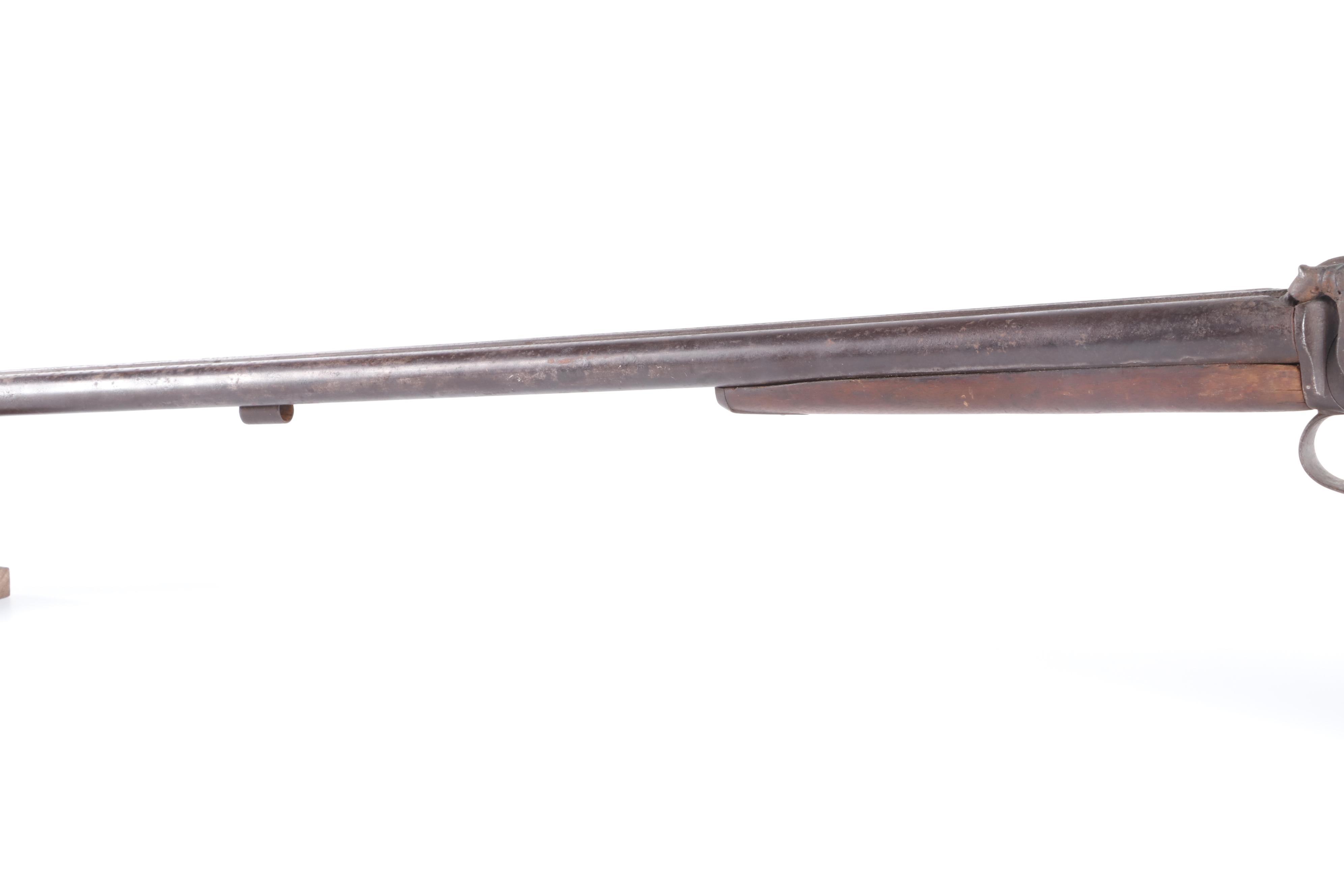 Double Barrel Black Powder Musket,  Mid-Late 19th Century