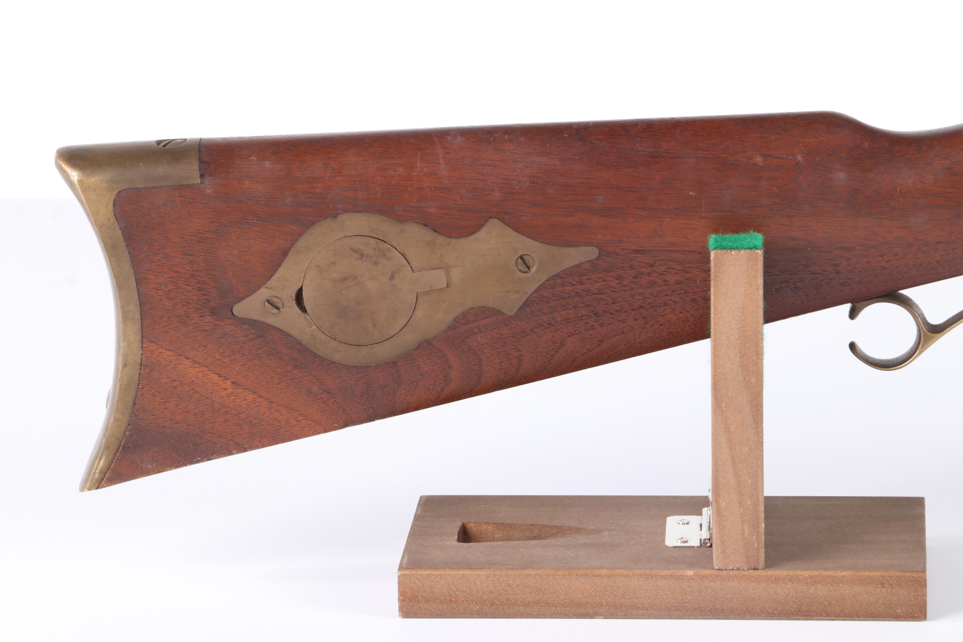 Thompson/Center Arms Reproduction 50 Cal Muzzleloader with Ramrod, Late 20th C