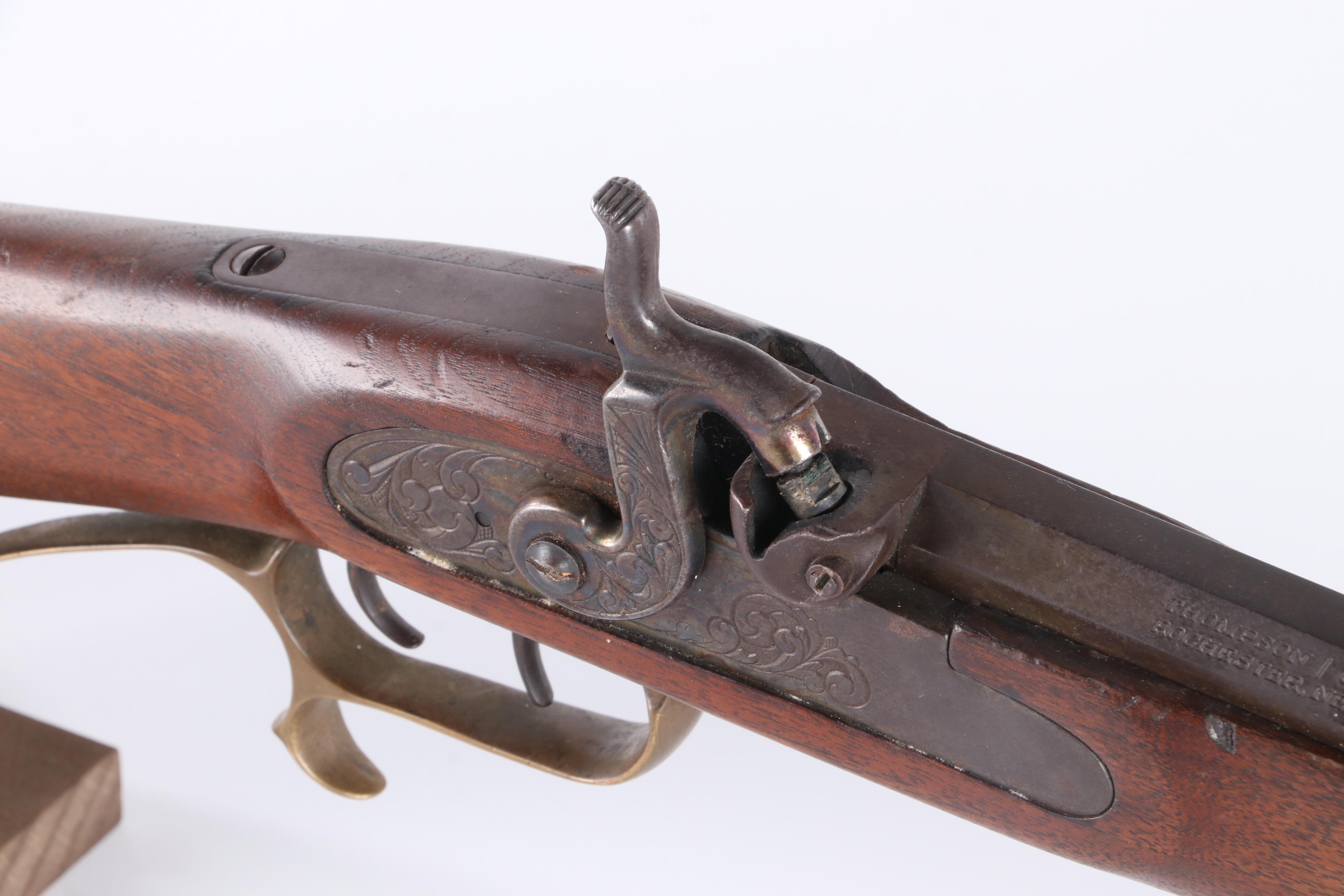 Thompson/Center Arms Reproduction 50 Cal Muzzleloader with Ramrod, Late 20th C