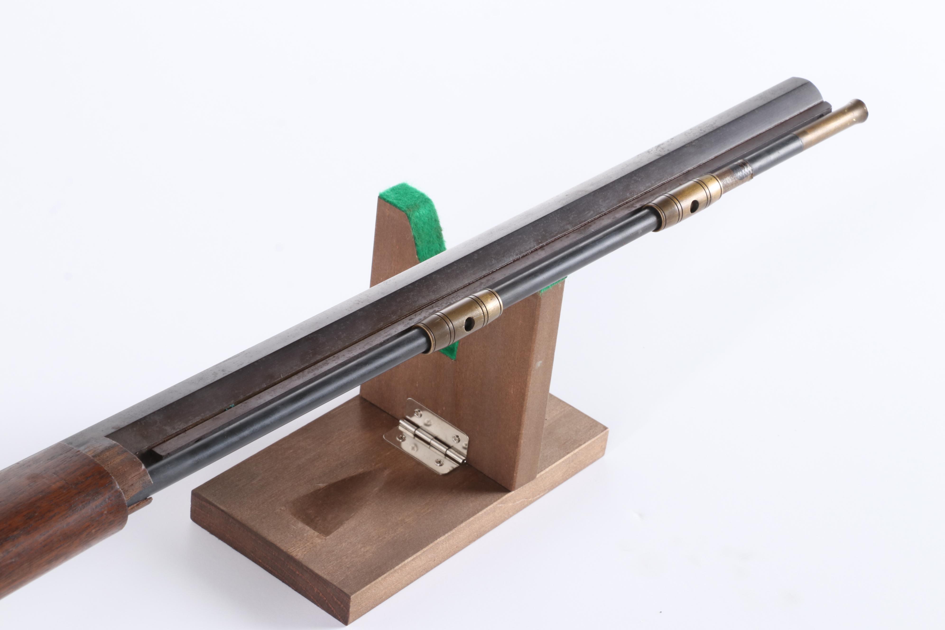 Thompson/Center Arms Reproduction 50 Cal Muzzleloader with Ramrod, Late 20th C