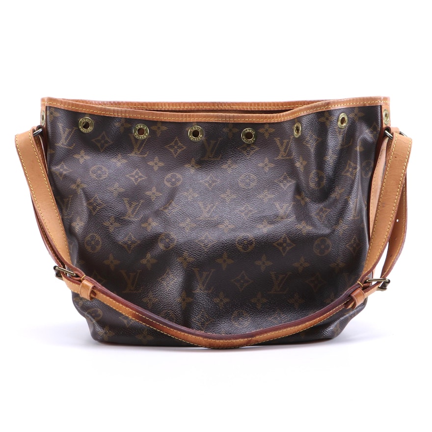 Louis Vuitton Petit Noé Bucket Bag in Monogram Canvas and Vachetta Leather