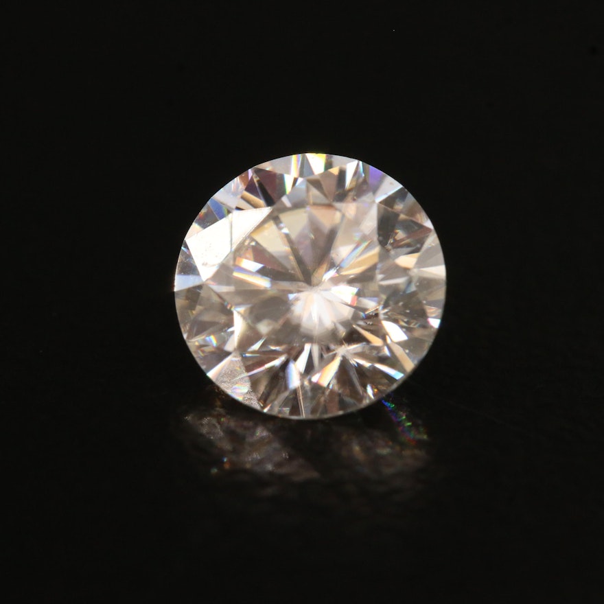 Loose Laboratory Grown Round Faceted Moissanite