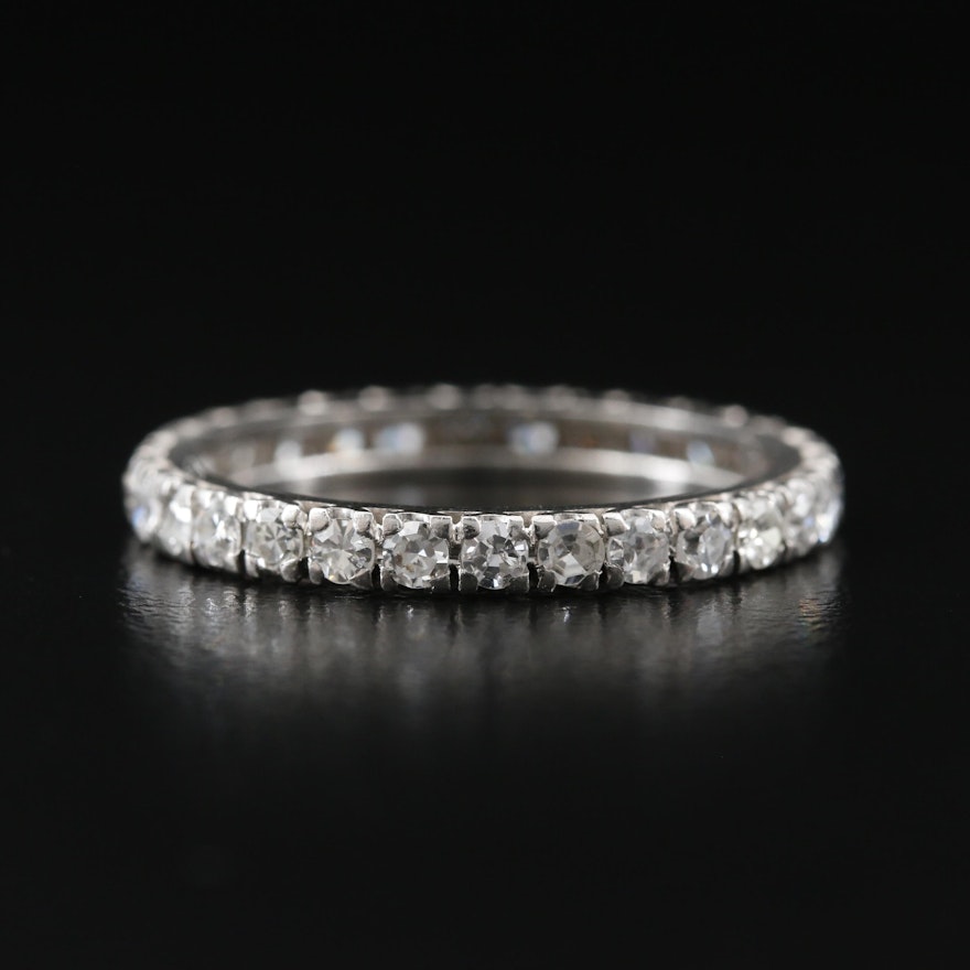 Platinum 1.05 CTW Diamond Eternity Band