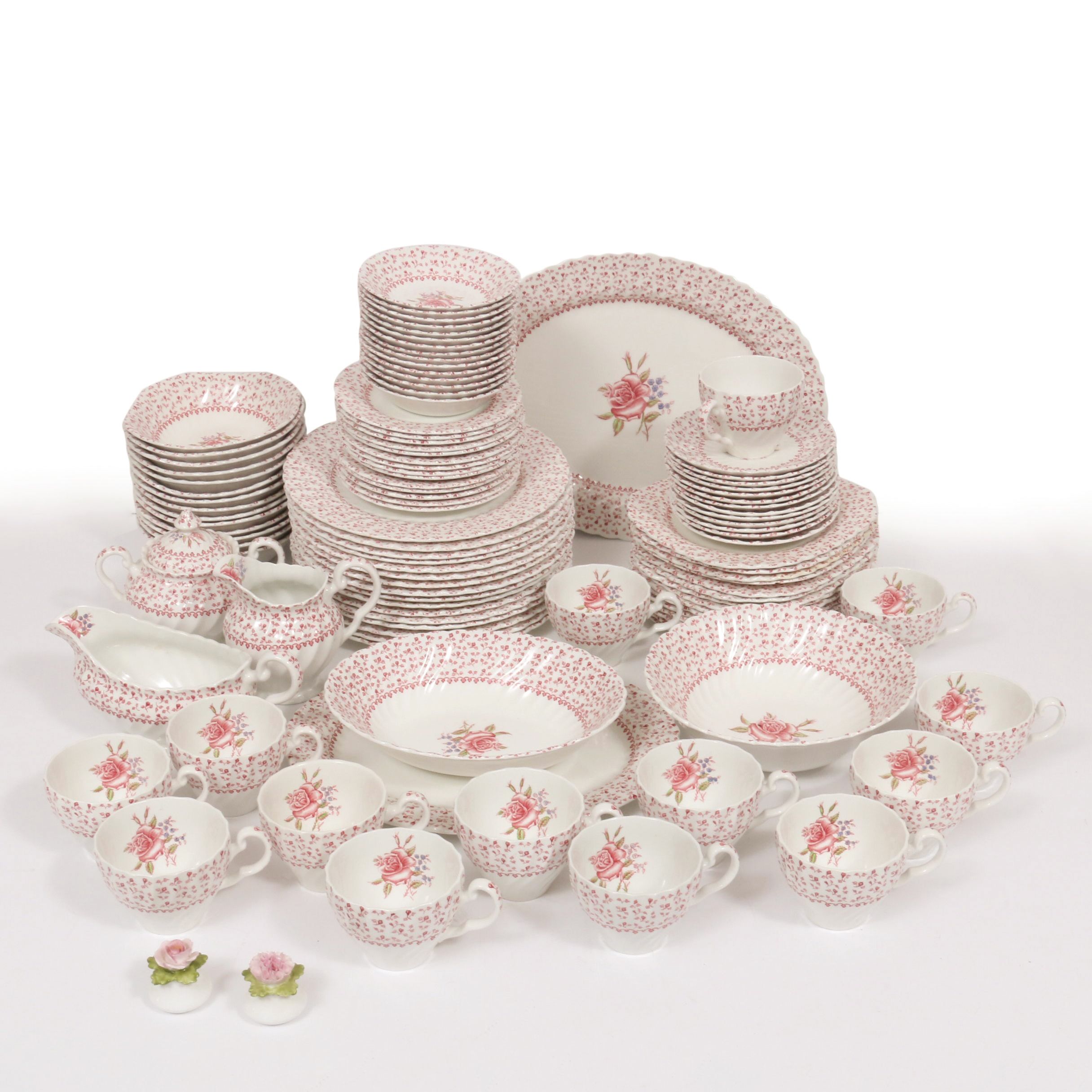 Johnson Brothers "Rose Bouquet" Dinner and Serveware, 1974–1988