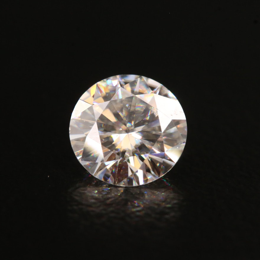 Loose Laboratory Grown Round Faceted Moissanite