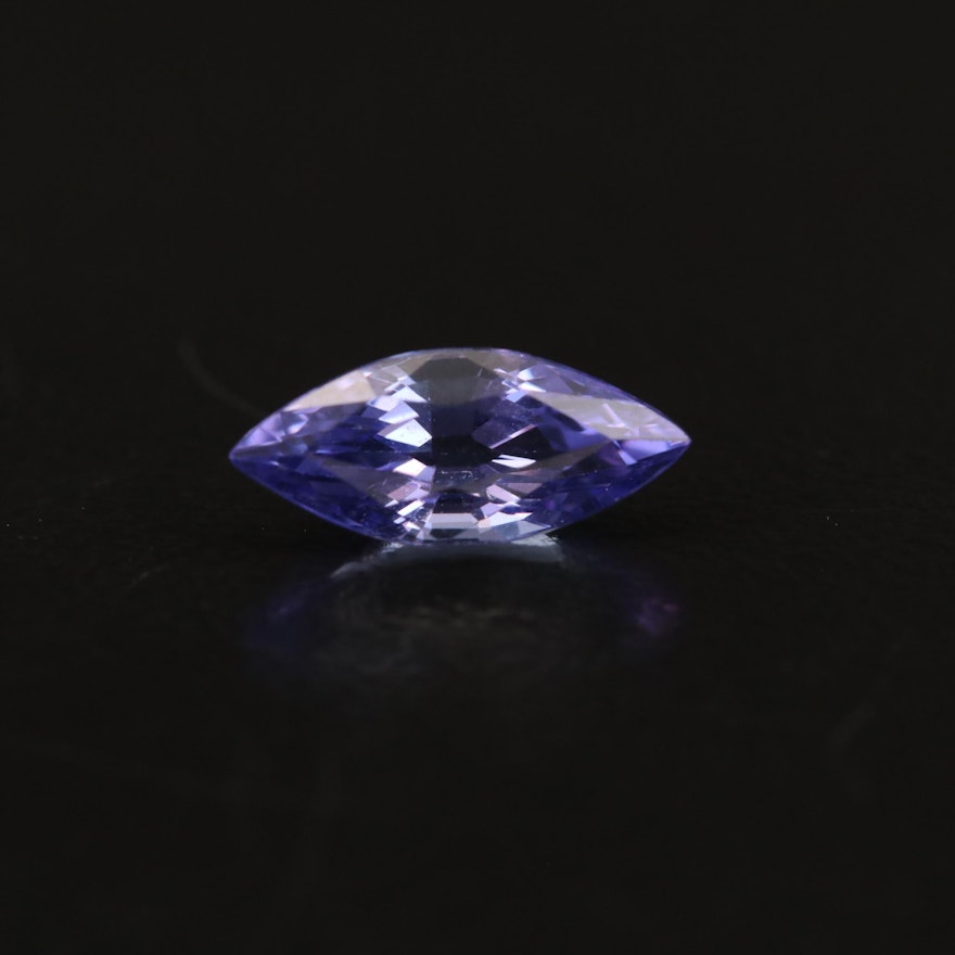 Loose 1.01 CT Marquise Faceted Tanzanite