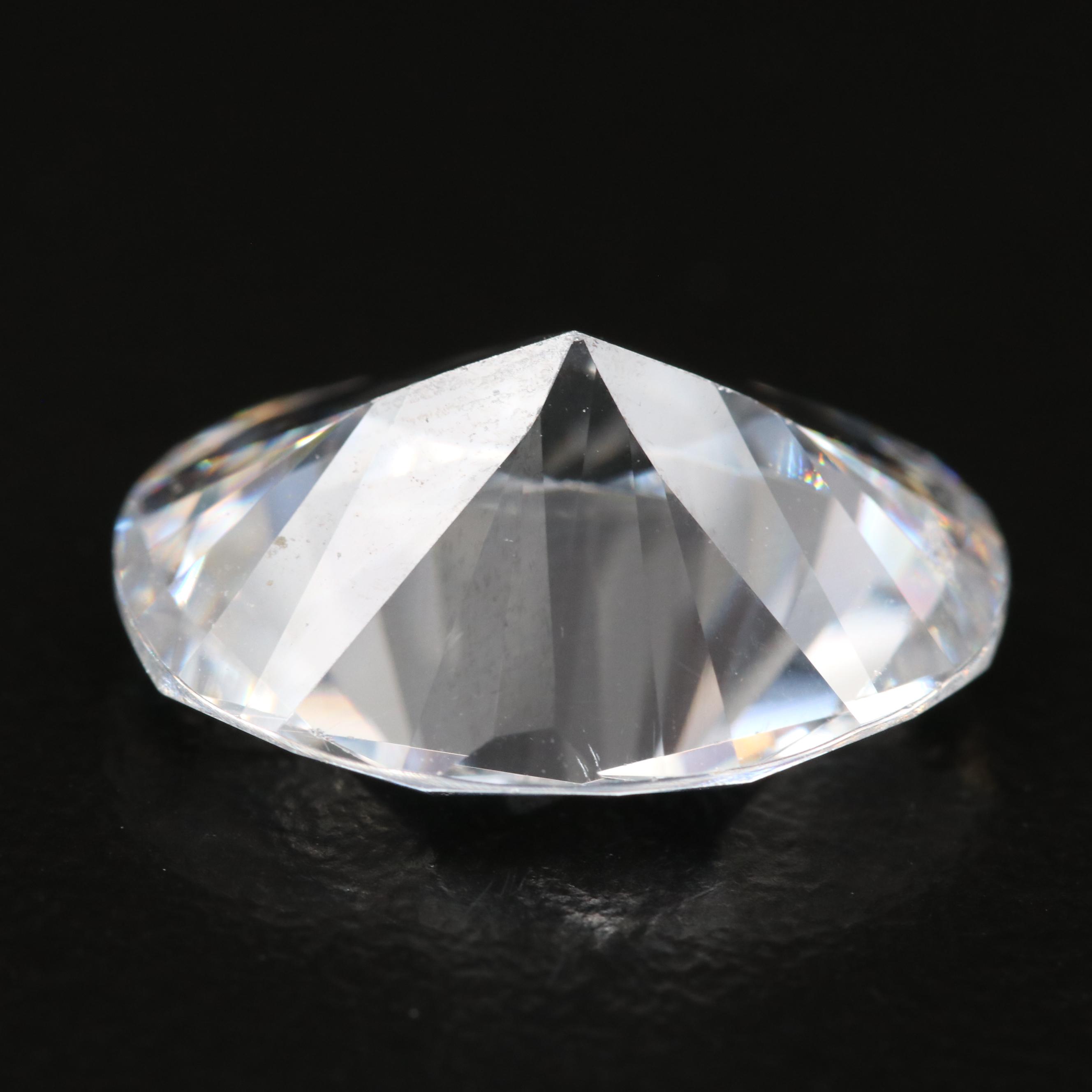 Loose Oval Faceted Cubic Zirconia