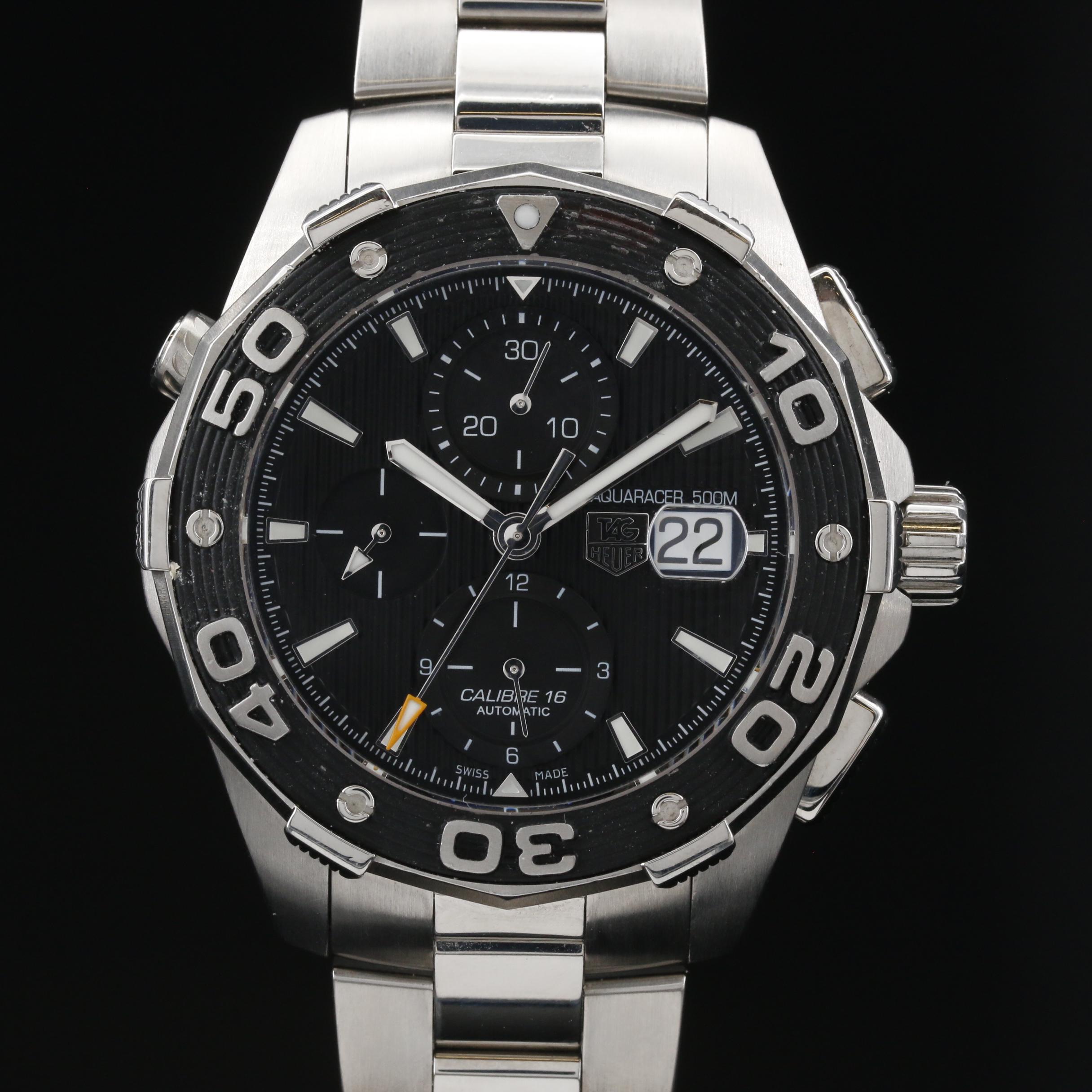 TAG Heuer Aquaracer 500 Meters Stainless Steel Automatic Watch