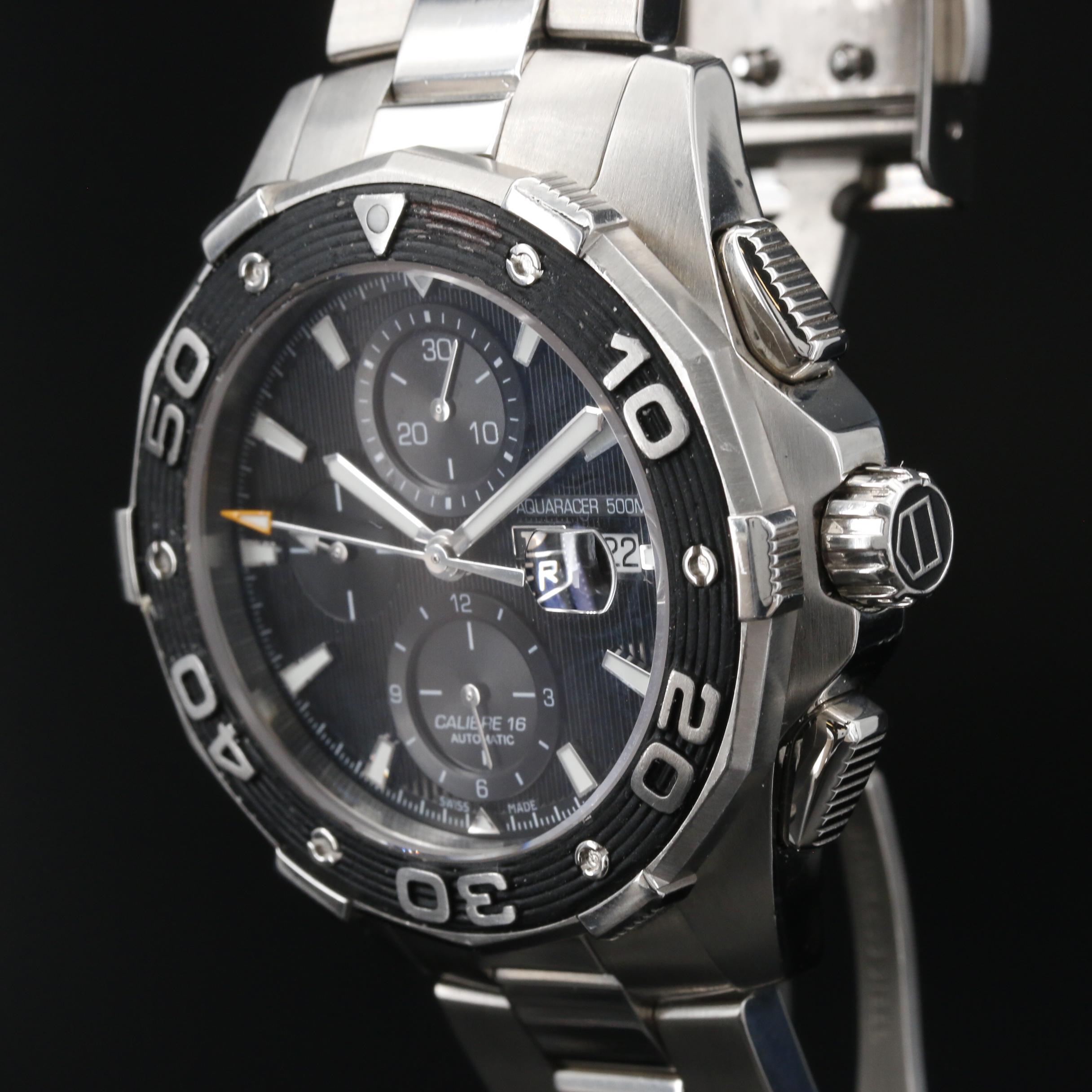 TAG Heuer Aquaracer 500 Meters Stainless Steel Automatic Watch