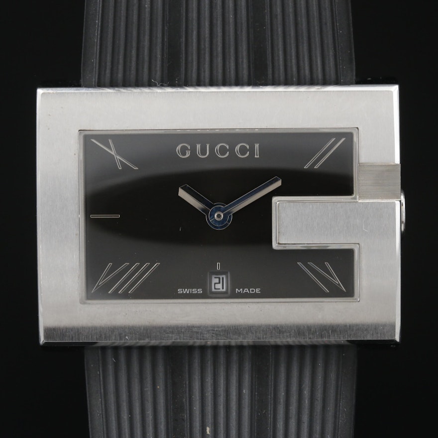Gucci 100 G - Case Stainless Steel Quartz Wristwatch