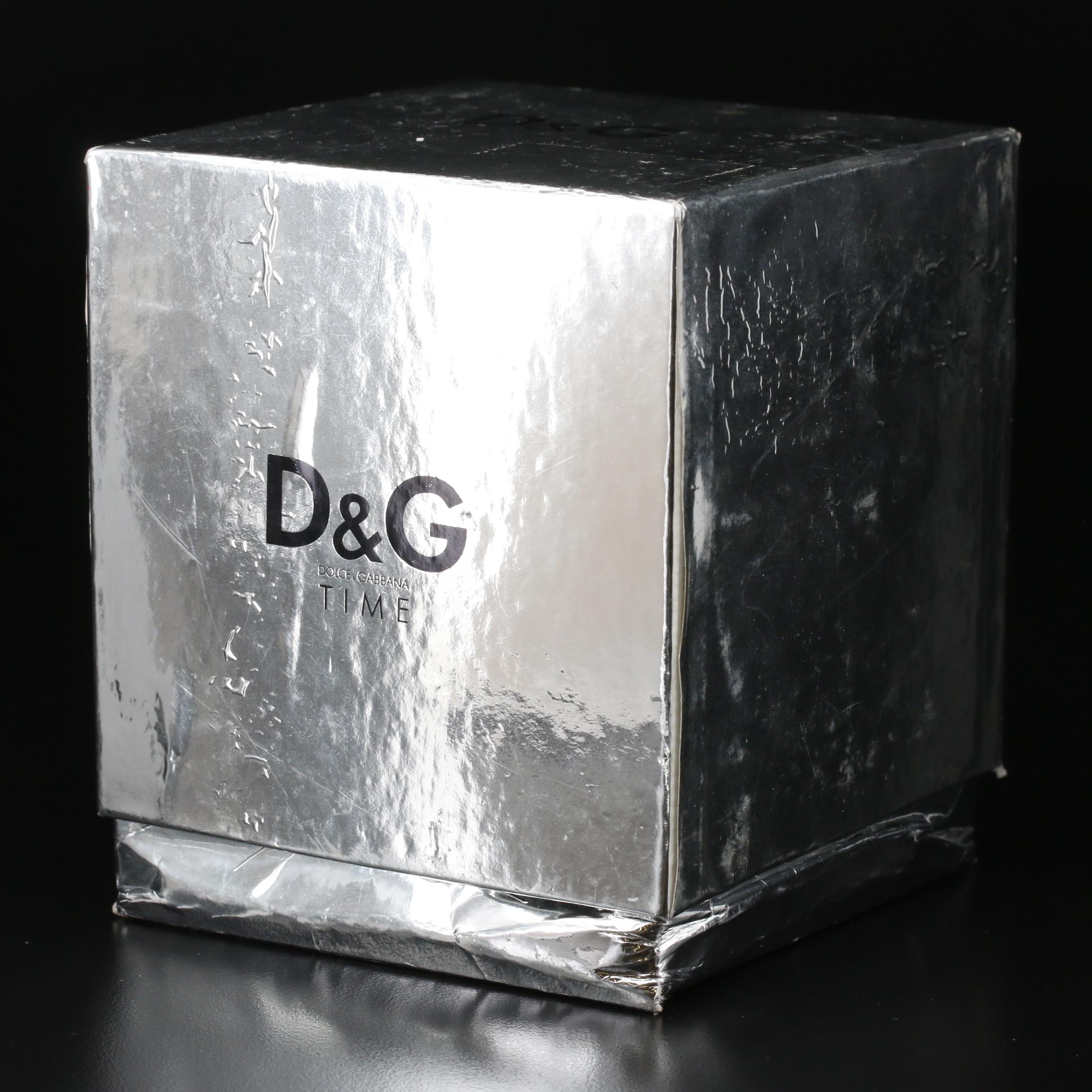 D&G Dolce & Gabbana Stainless Steel Quartz Chronograph Watch