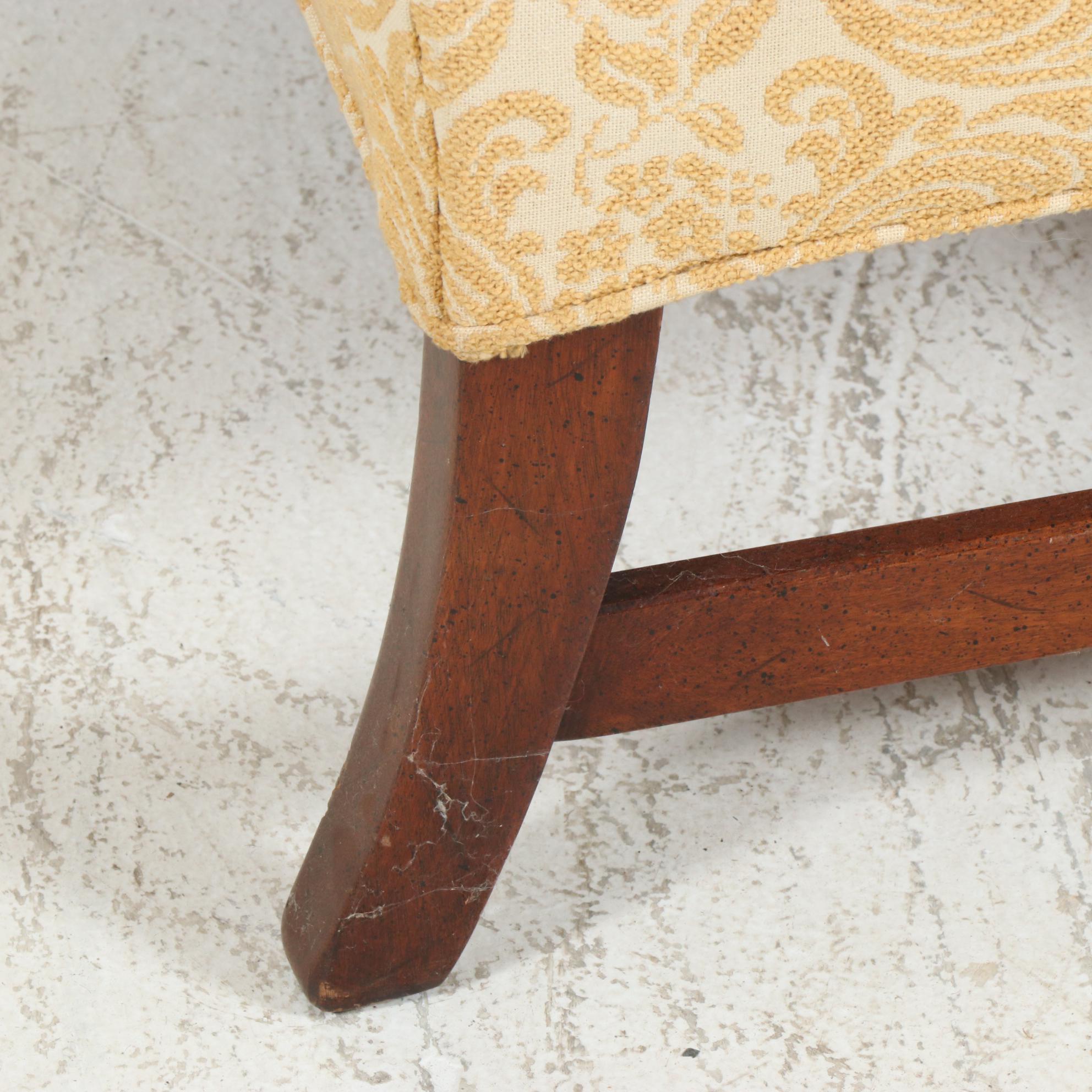 Hickory Chair Co. Chippendale Style Camel Back Sofa, Mid to Late 20th Century