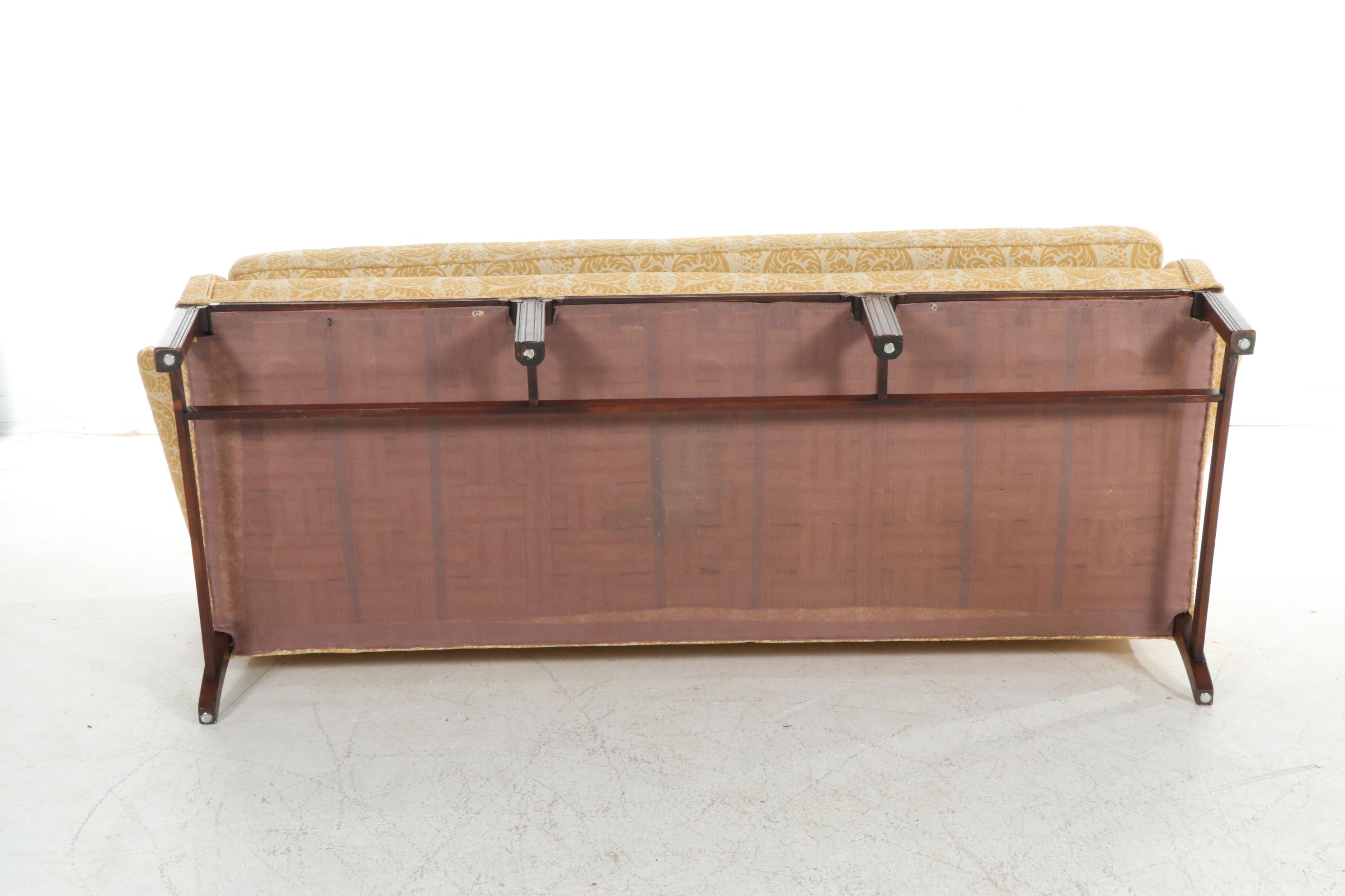 Hickory Chair Co. Chippendale Style Camel Back Sofa, Mid to Late 20th Century