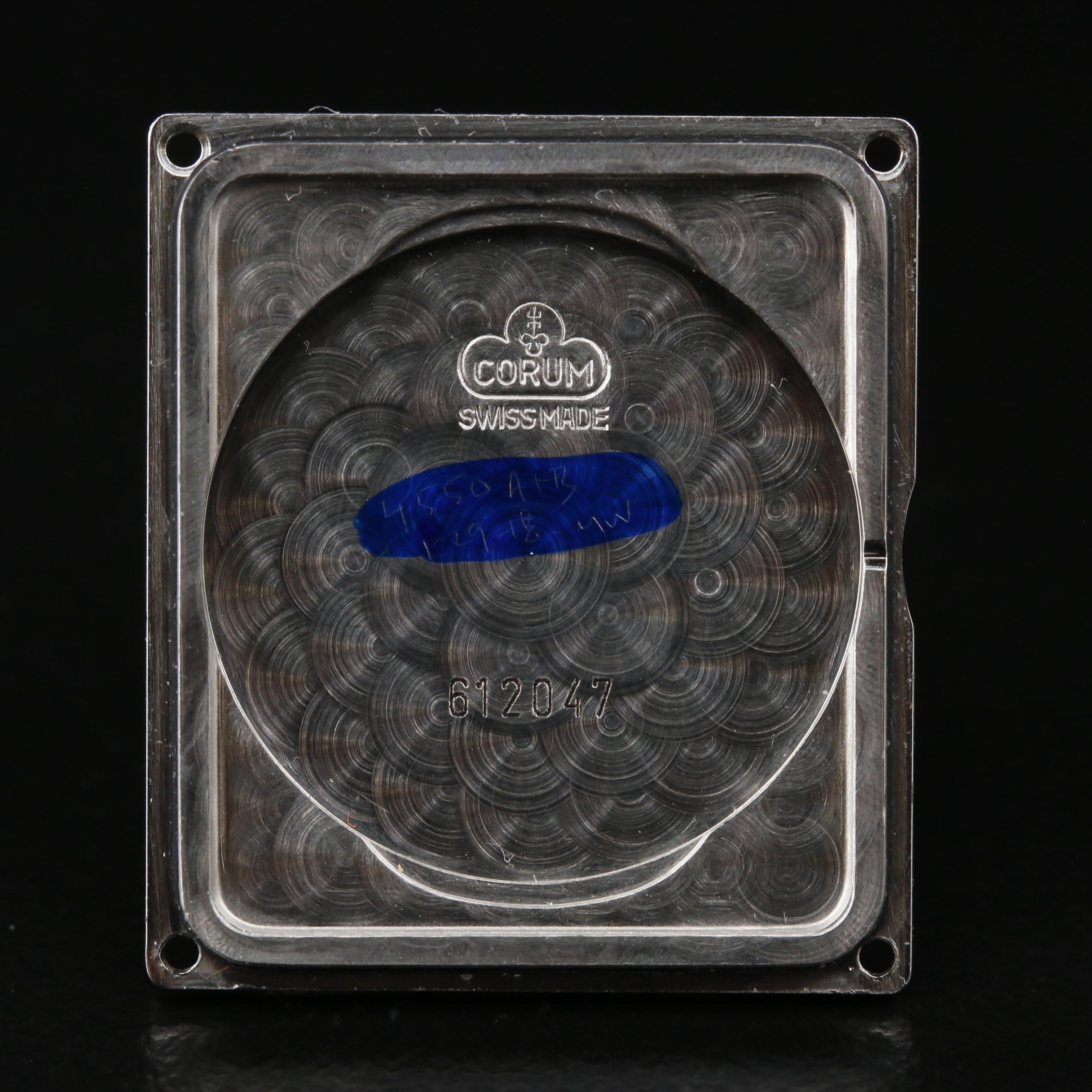 Corum "Taboggan" Stainless Steel Folding Case Quartz Watch