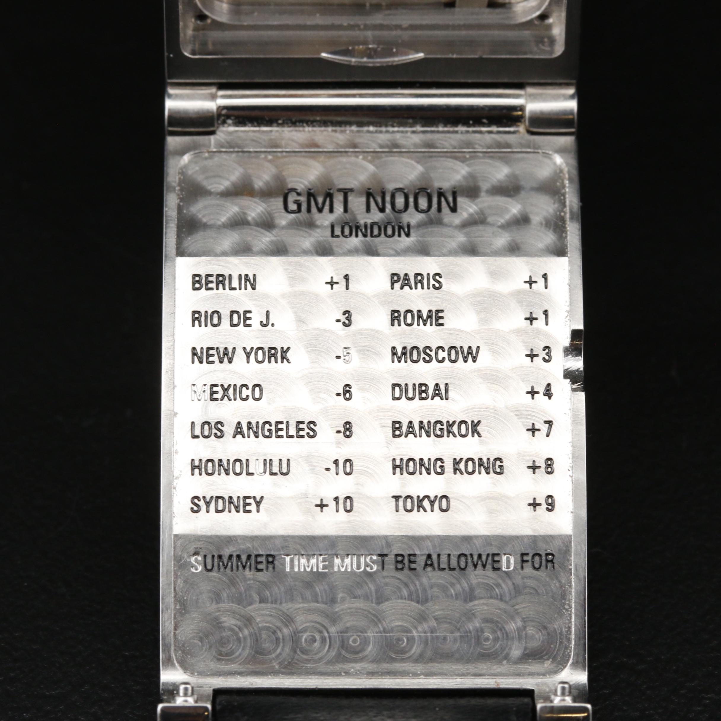 Corum "Taboggan" Stainless Steel Folding Case Quartz Watch