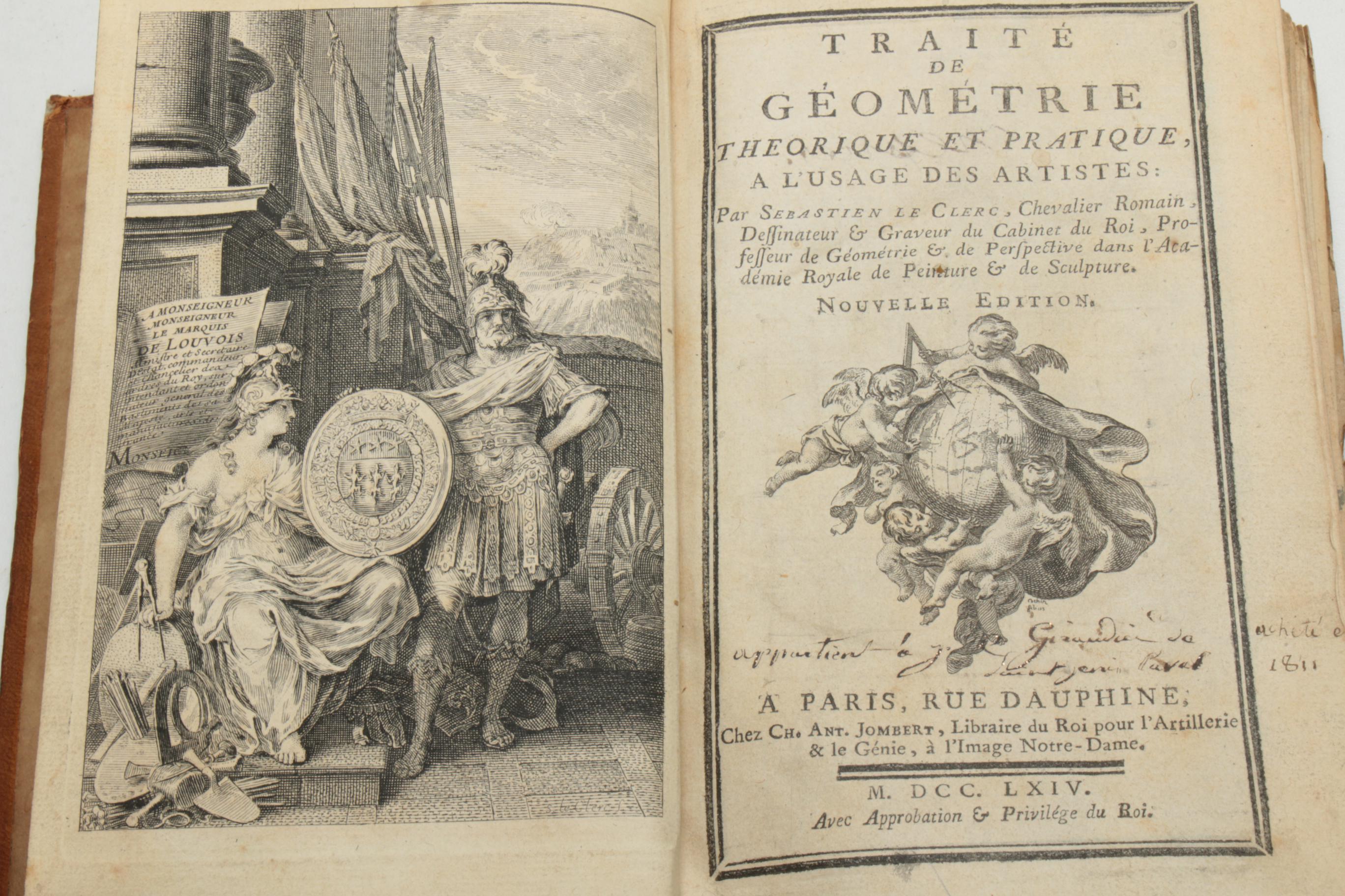 "Traité de géométrie théorique et pratique" by Sébastien Leclerc, 1764