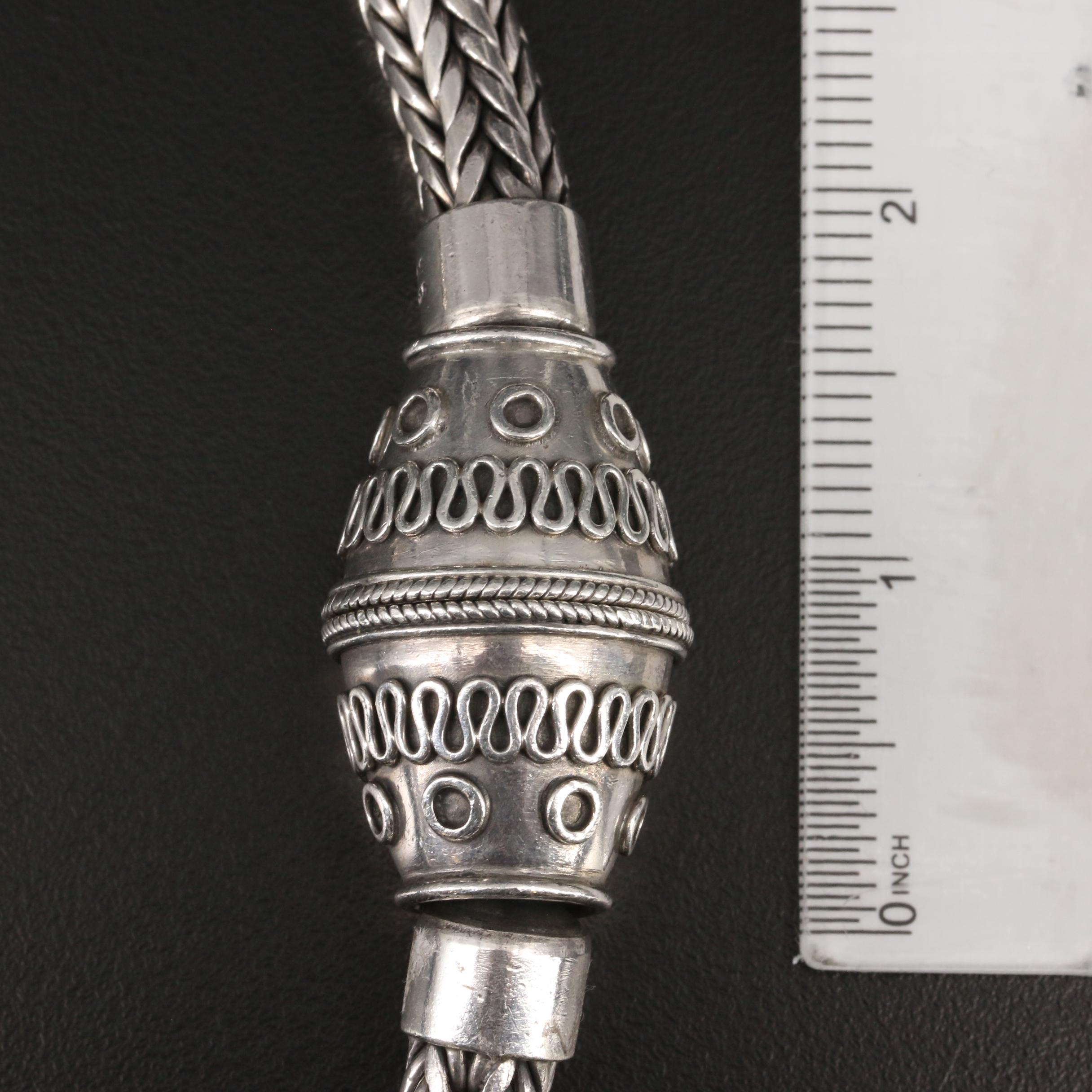 Suarti Sterling Silver Bali Necklace