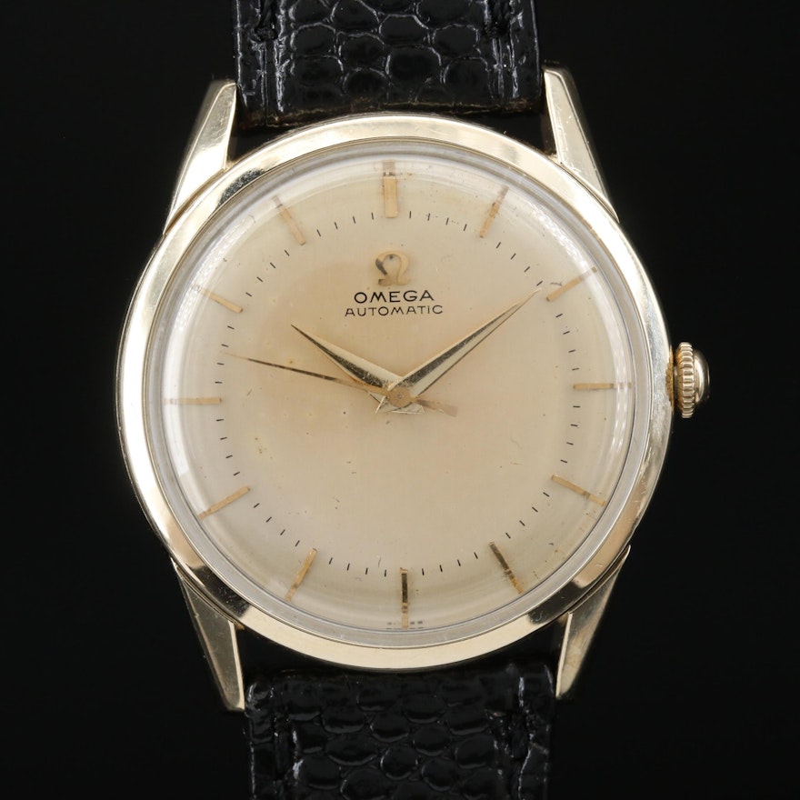 1950's Omega 14K Gold Filled Automatic Wristwatch