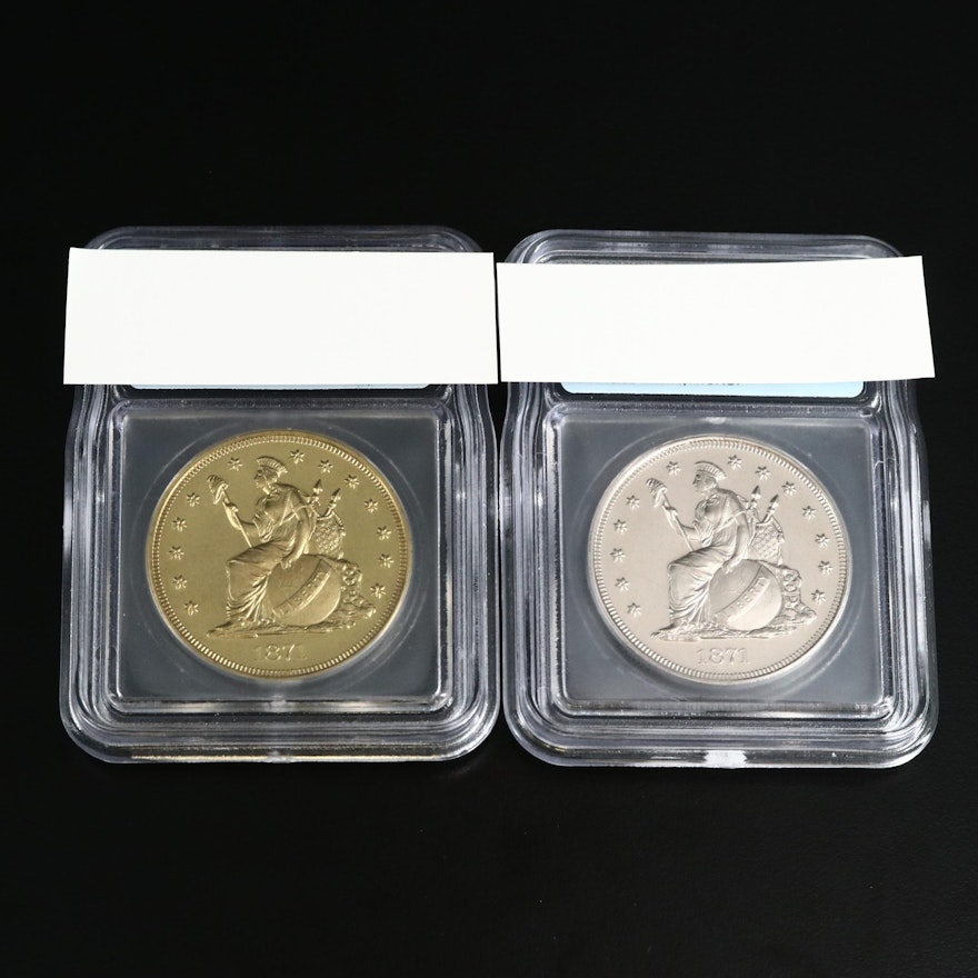 2004 Reproduction of 1871 Longacre Indian Princess Dollar Coins