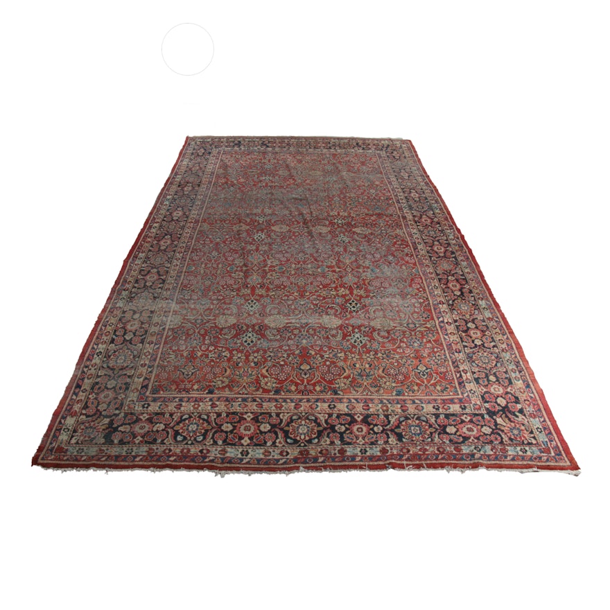 12' x 20'10 Hand-Knotted Wool Room-Size Rug