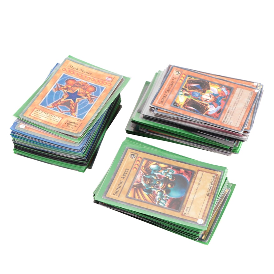Yu-Gi-Oh! Trading Cards, Including "Dark Master" and Other Holo Cards