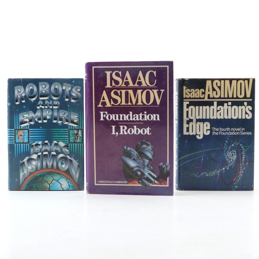 Science Fiction Books by Isaac Asimov Featuring "Foundation and I, Robot"