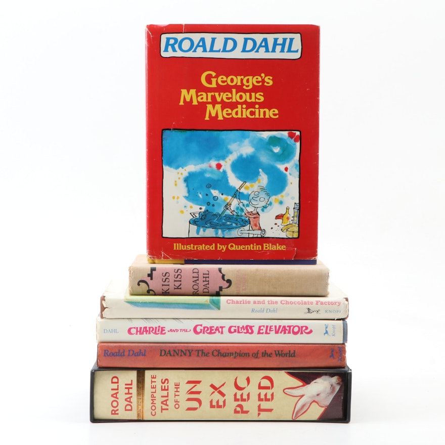 Roald Dahl Books featuring First American Printing "George's Marvelous Medicine"