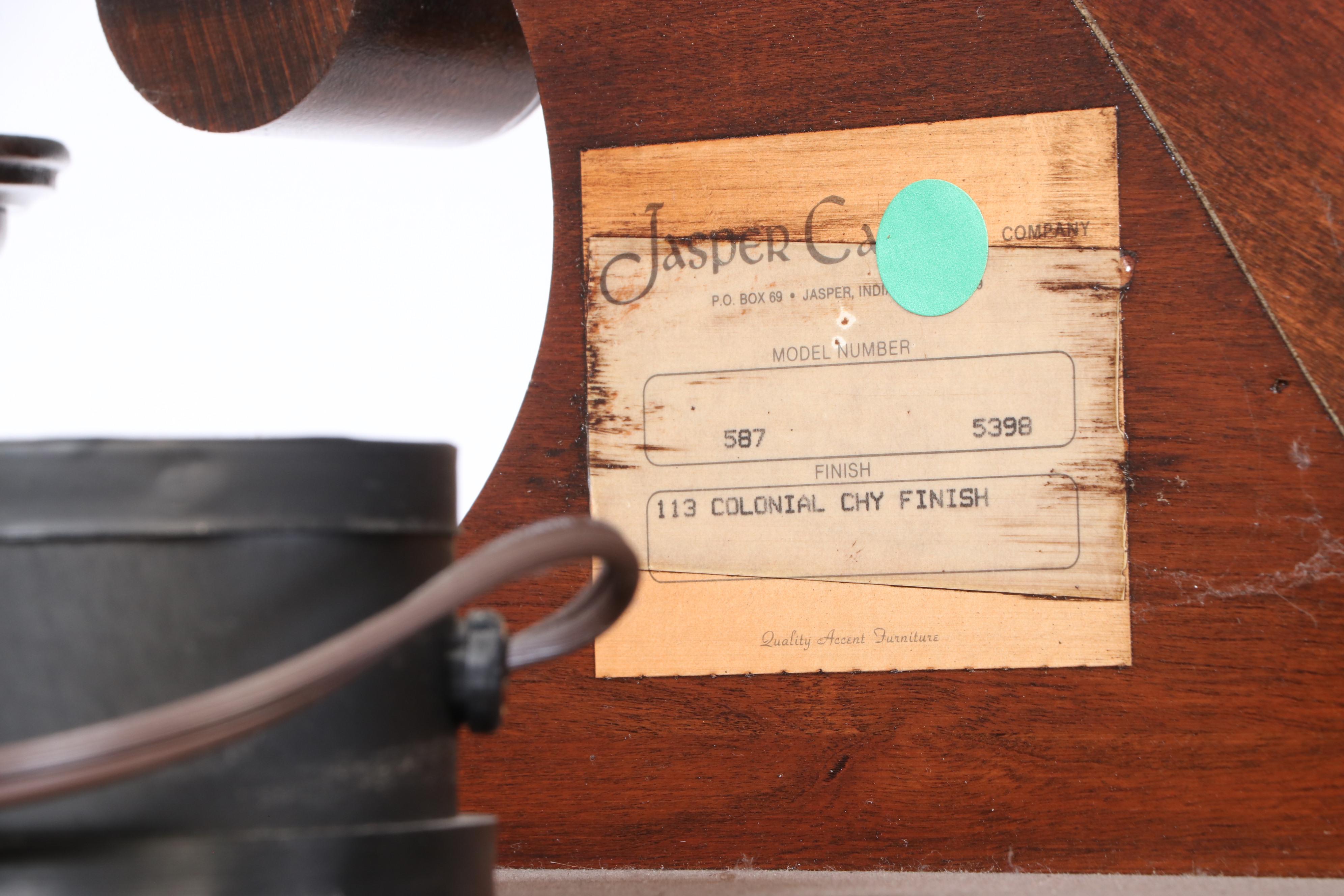 Federal Style Cherrywood Display Cabinet, Late 20th Century