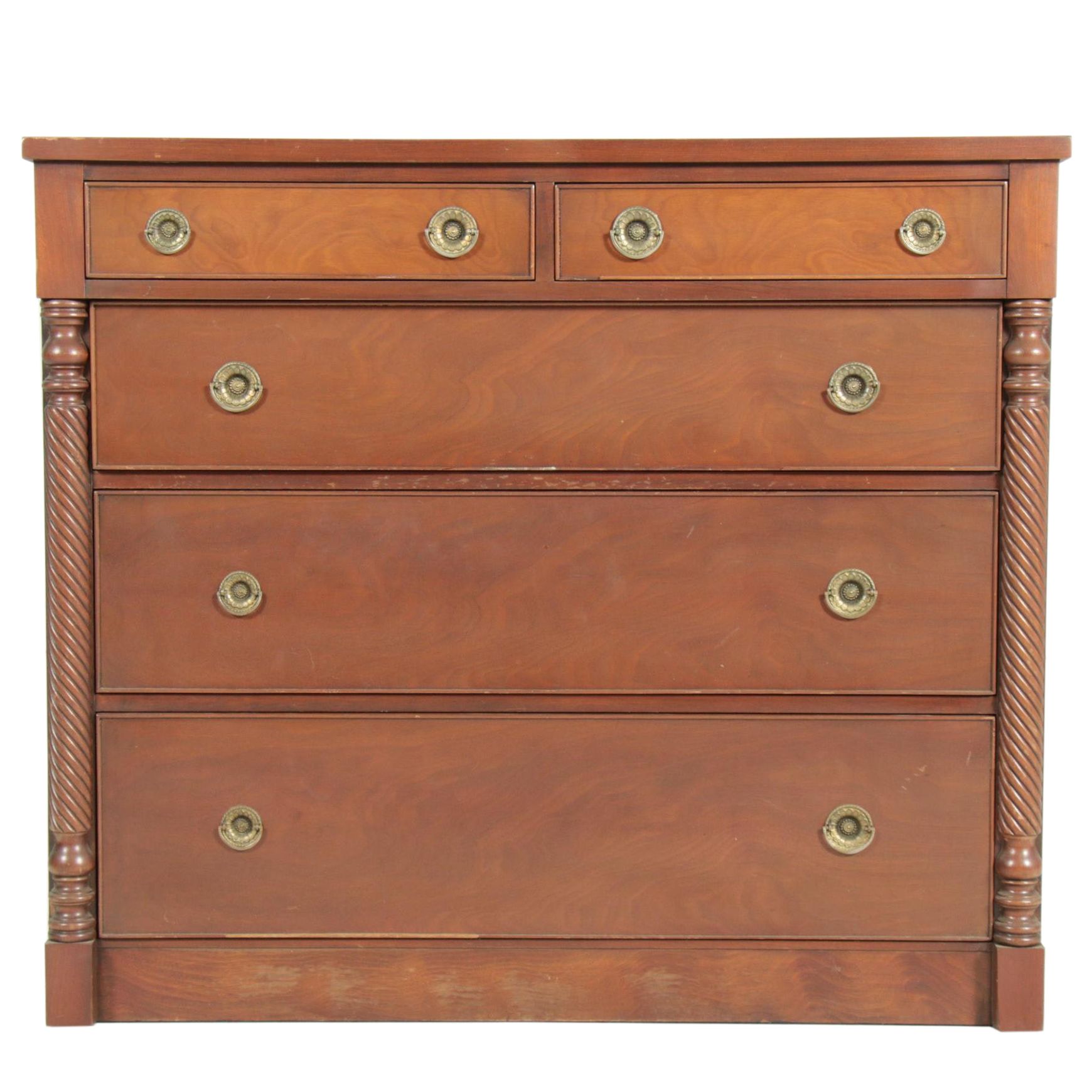 "True Grand Rapids Cabinet Making Certified" Empire Style Five-Drawer Chest