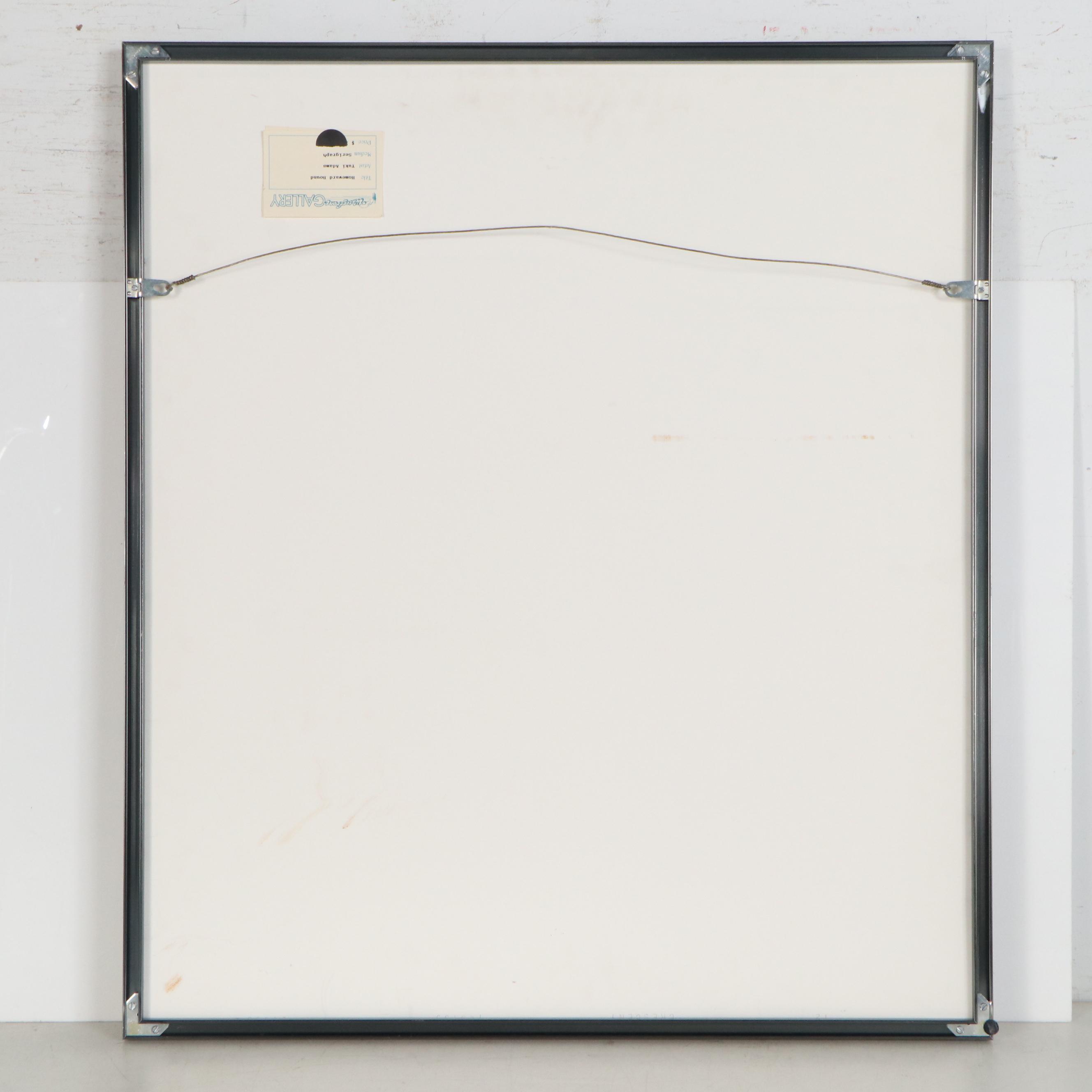 Yukie Adams Pacific Northwest Style Serigraph "Homeward Bound," 1992