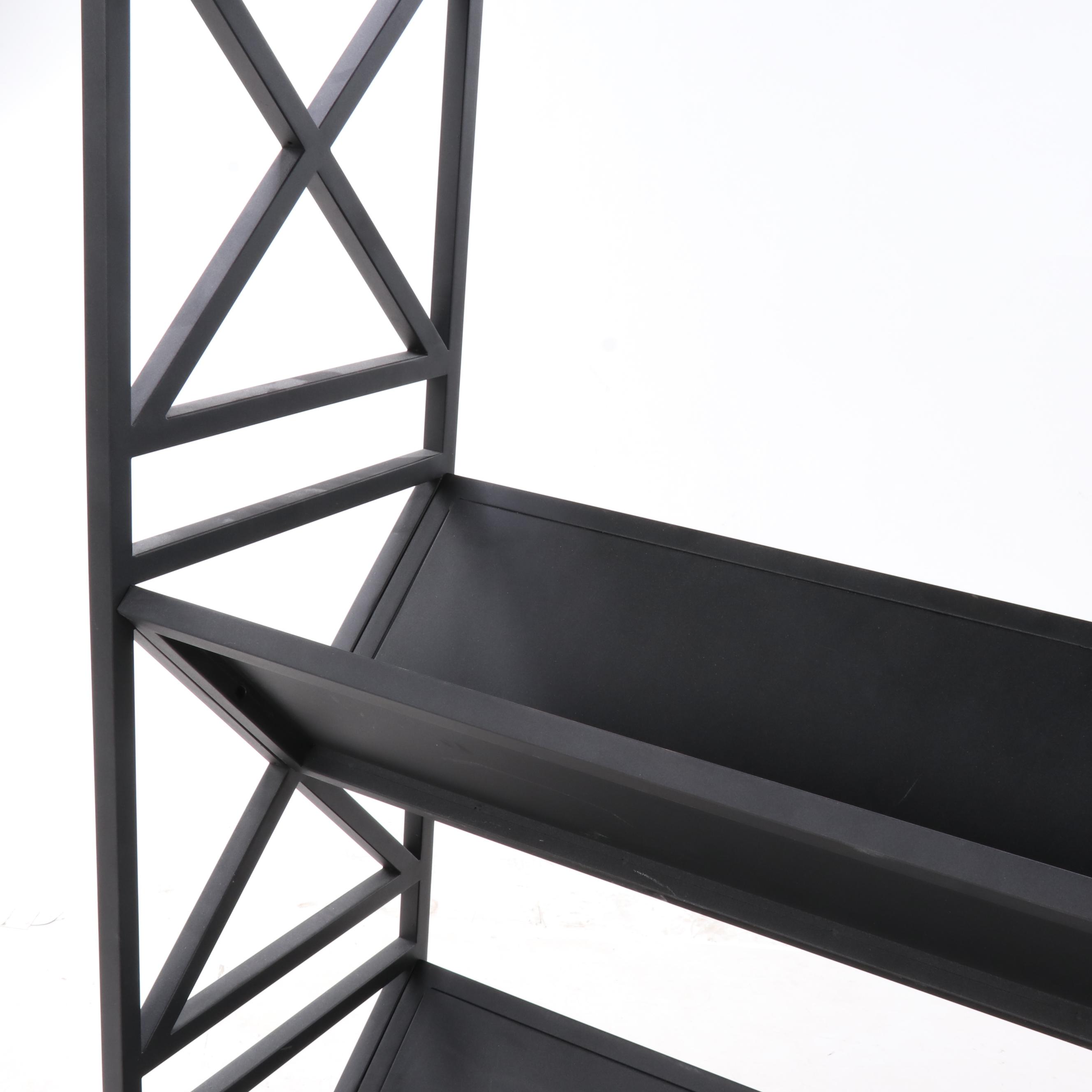 eHemco V-Shape Metal Bookcase/Magazine Rack Units