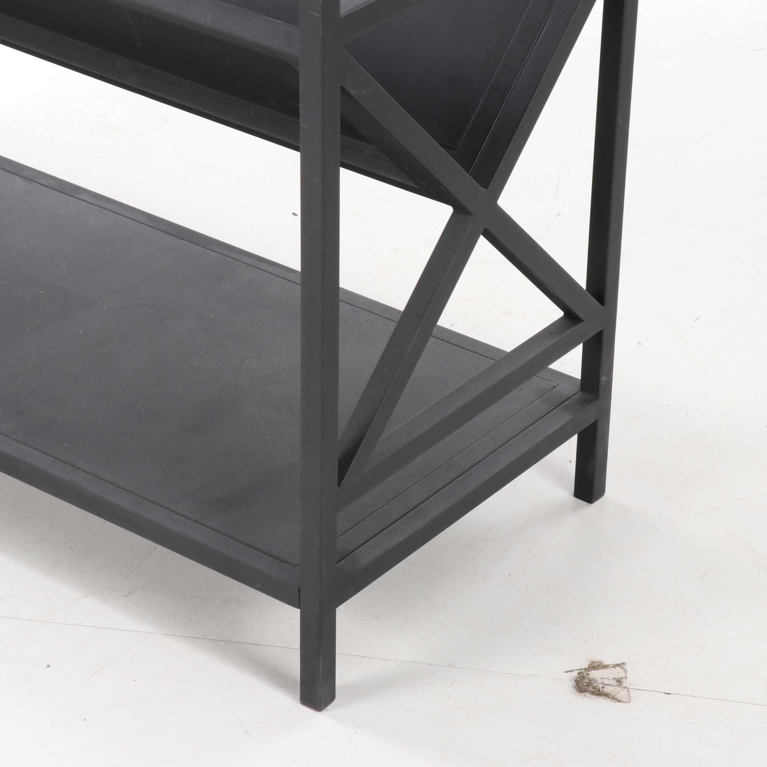 eHemco V-Shape Metal Bookcase/Magazine Rack Units