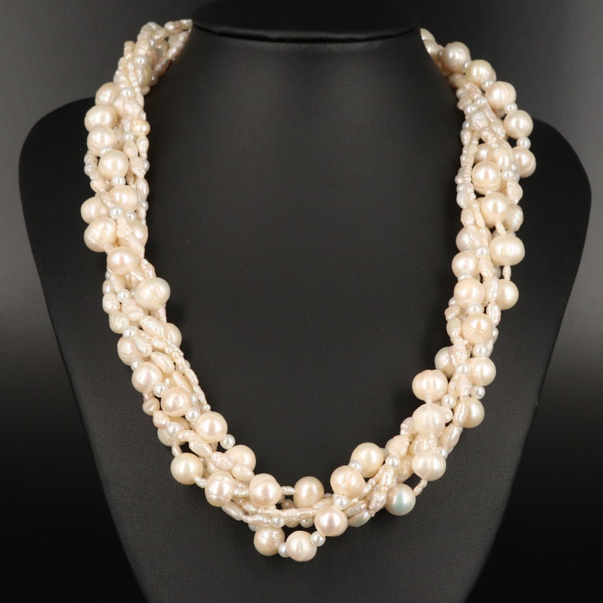 Pearl Torsade Necklace