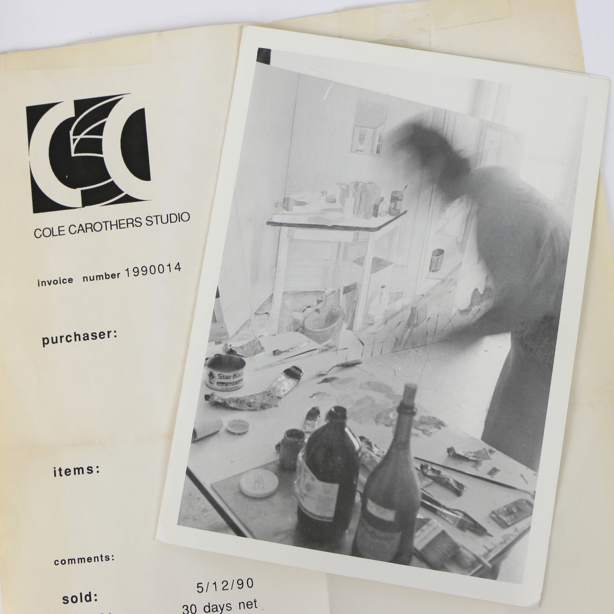 Cole Carothers Oil Painting "Opal Sky", 1990