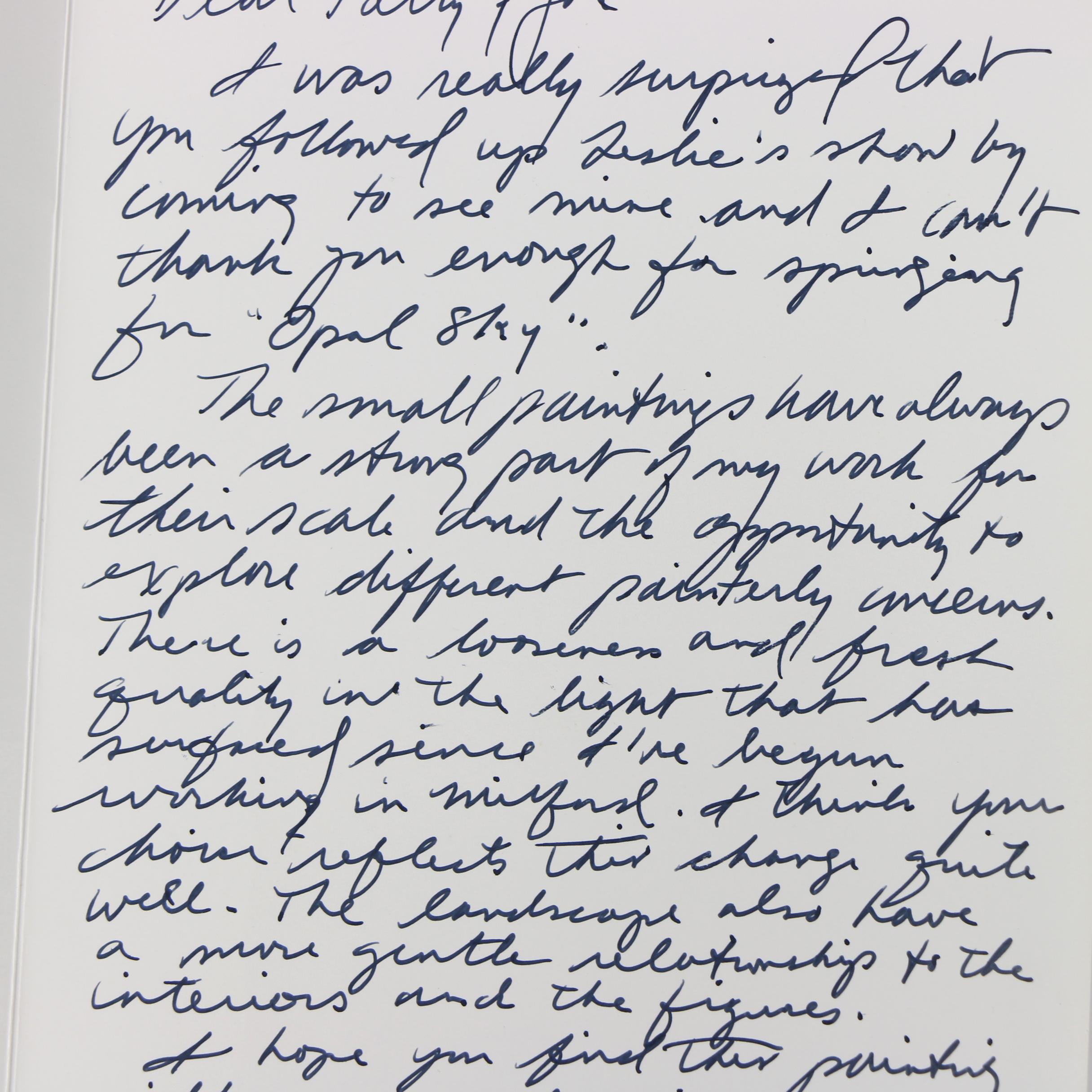 Cole Carothers Oil Painting "Opal Sky", 1990