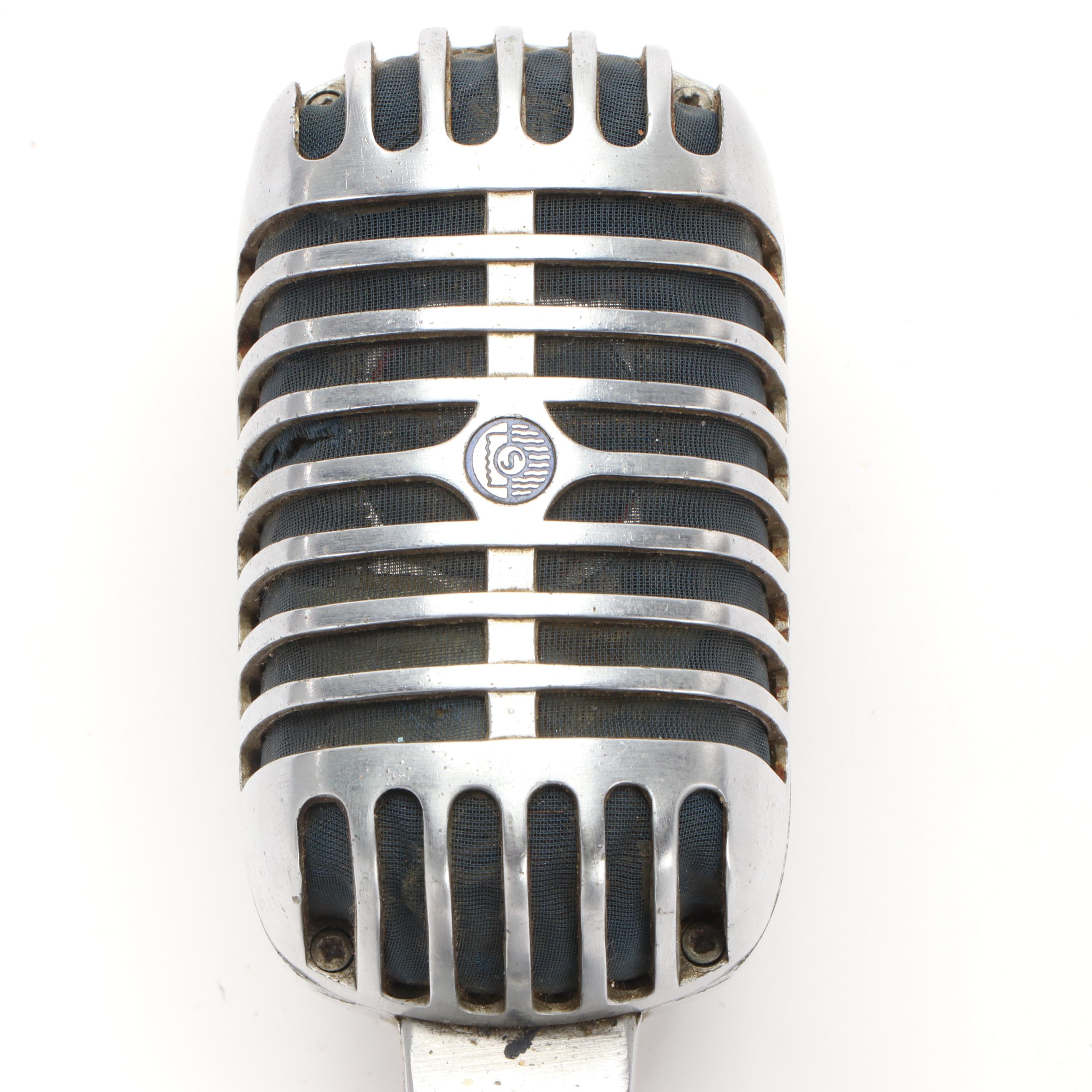 Shure 55S Unidyne Dynamic Microphone, circa 1959