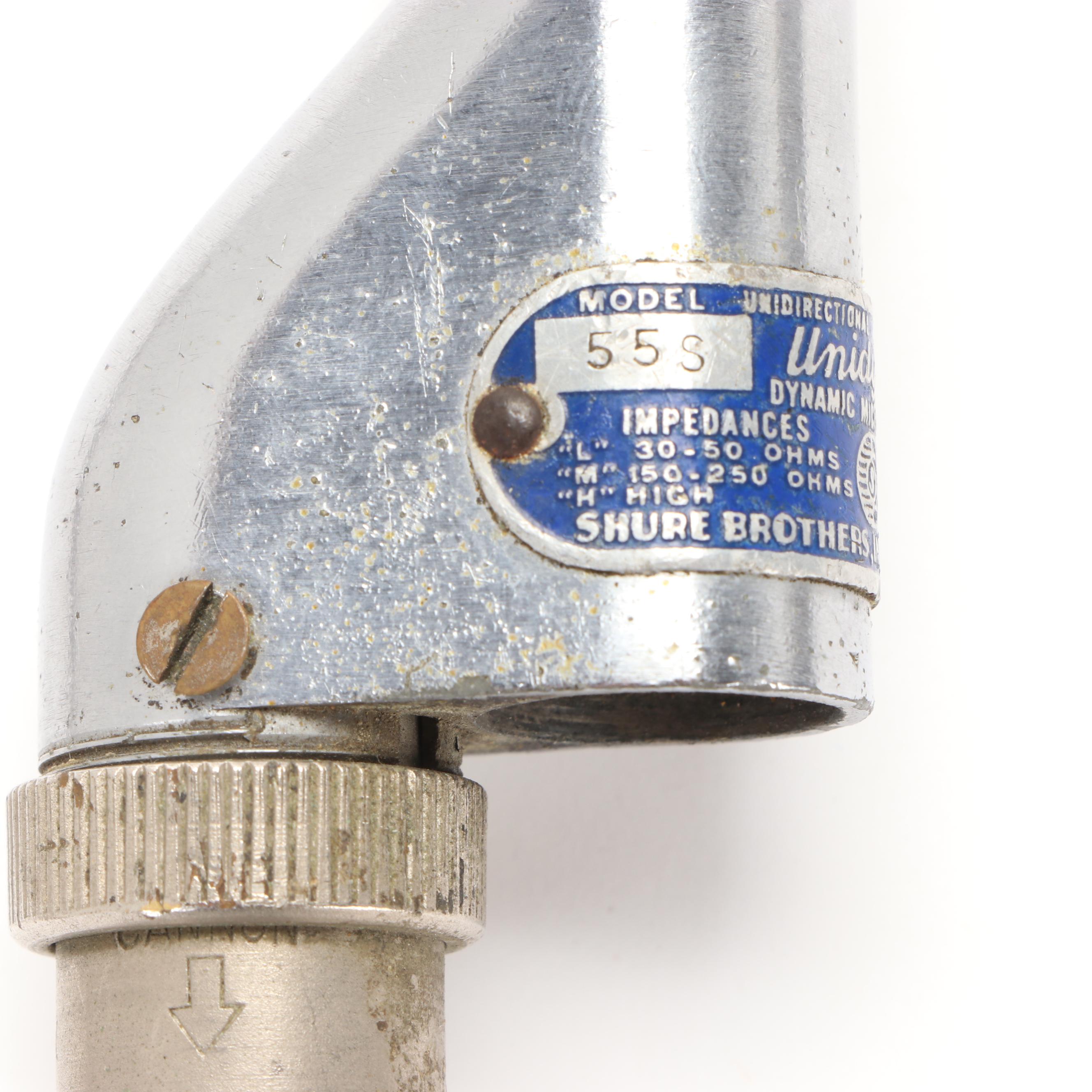 Shure 55S Unidyne Dynamic Microphone, circa 1959