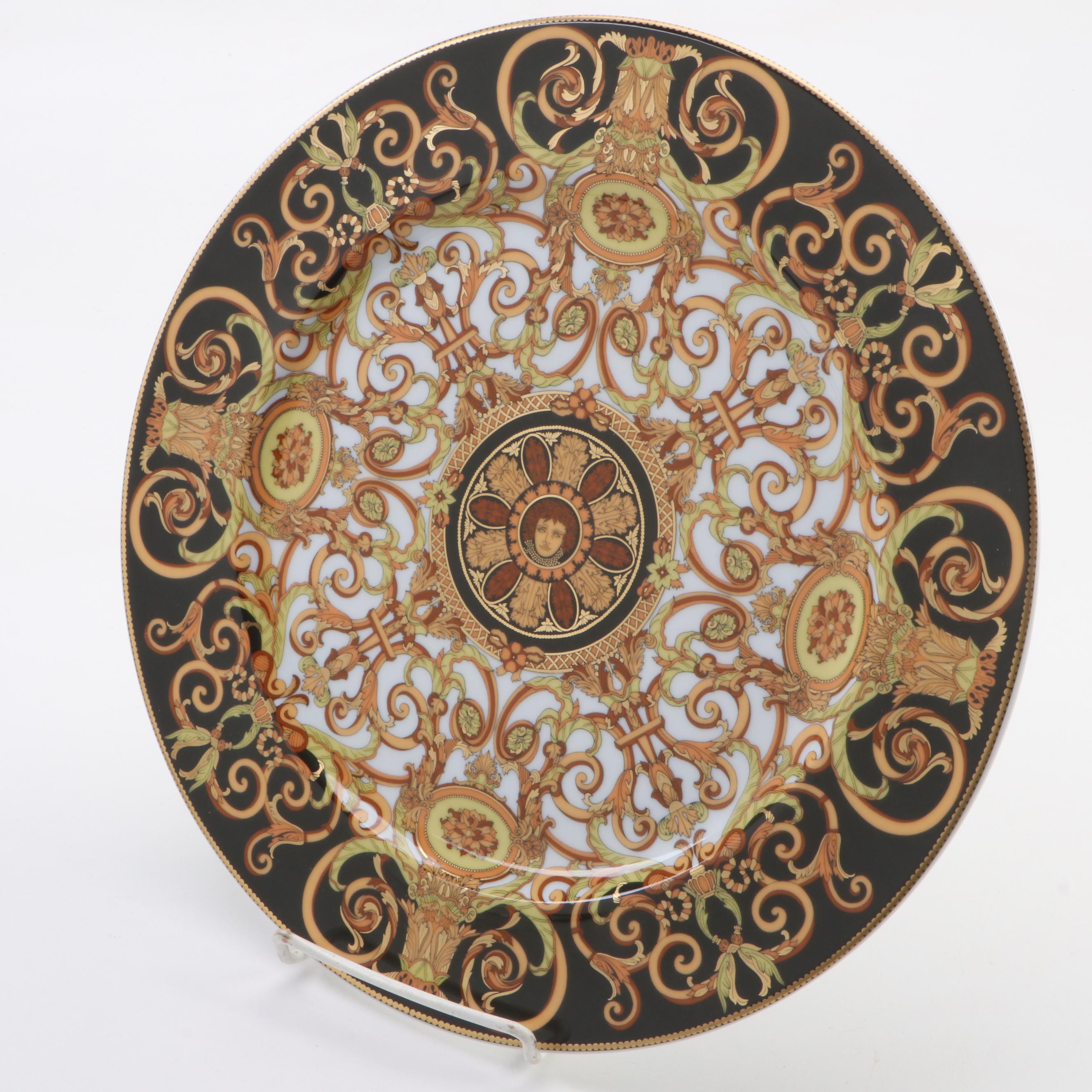 Rosenthal Versace "Gold Ivy", "Barocco" and Bjørn Wiinblad Designed Chargers
