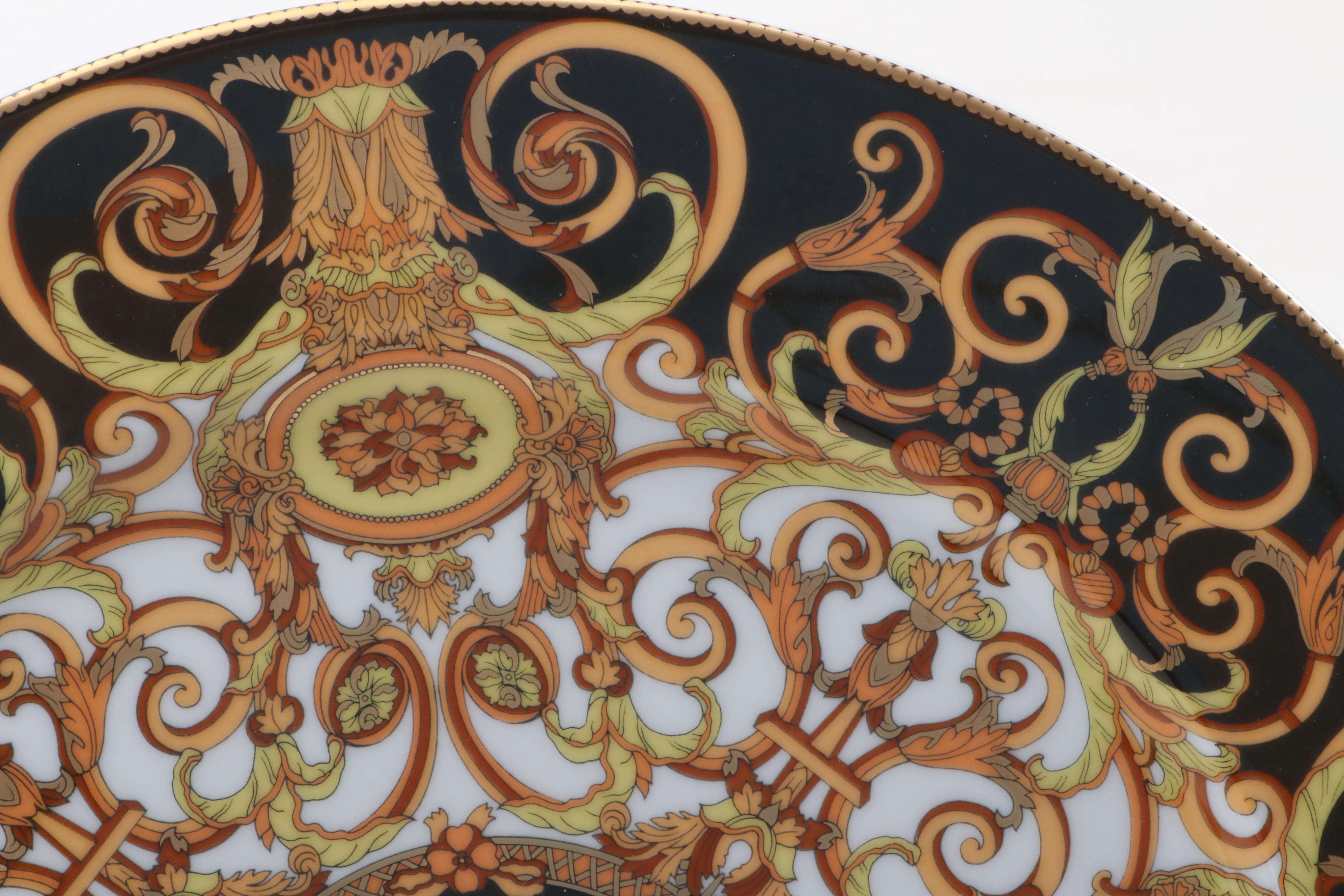 Rosenthal Versace "Gold Ivy", "Barocco" and Bjørn Wiinblad Designed Chargers