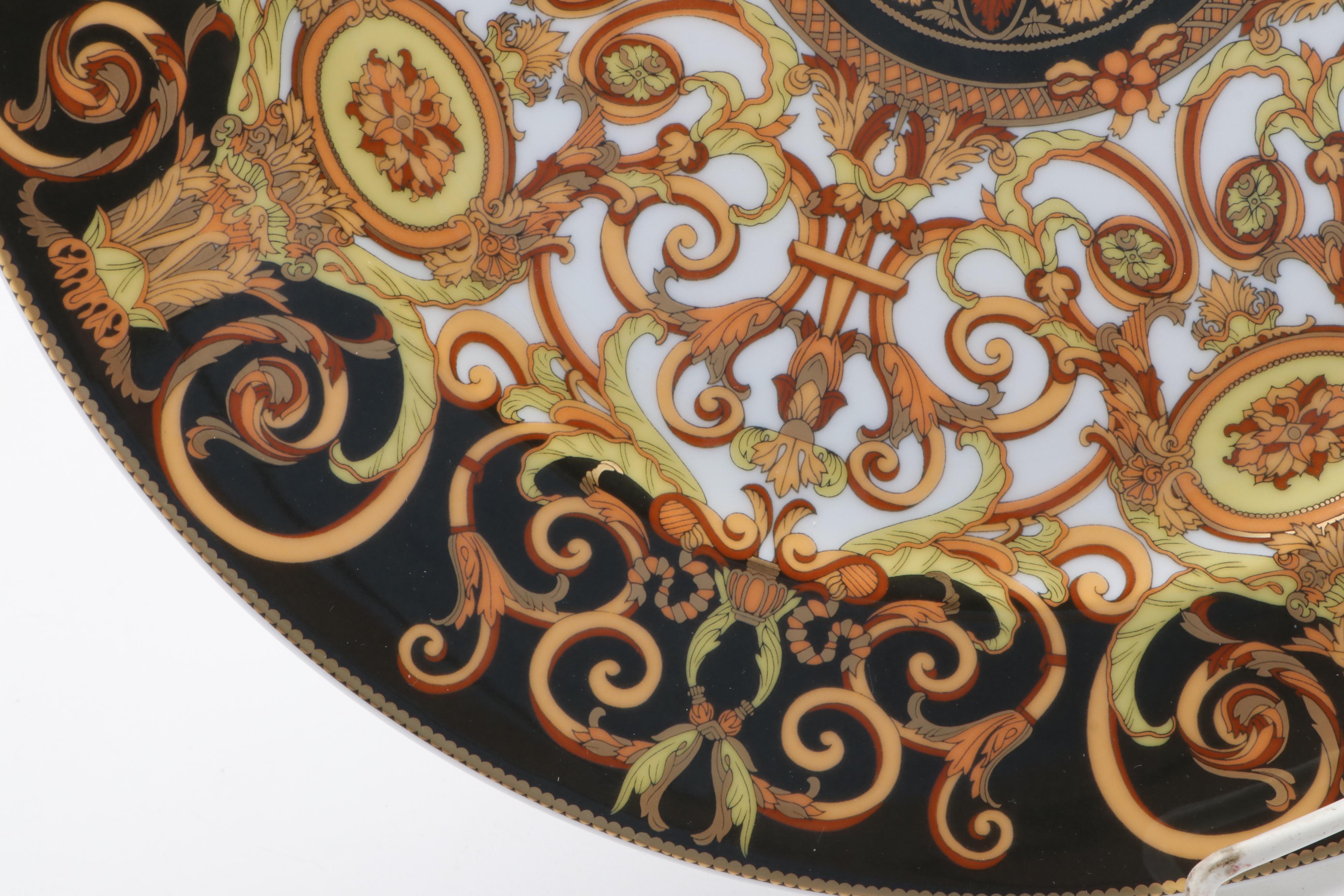 Rosenthal Versace "Gold Ivy", "Barocco" and Bjørn Wiinblad Designed Chargers