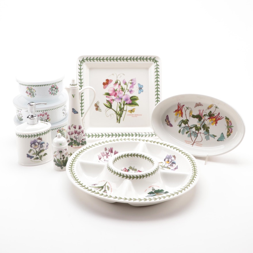 Portmeirion "Botanic Garden" Ceramic Serveware and Table Accessories