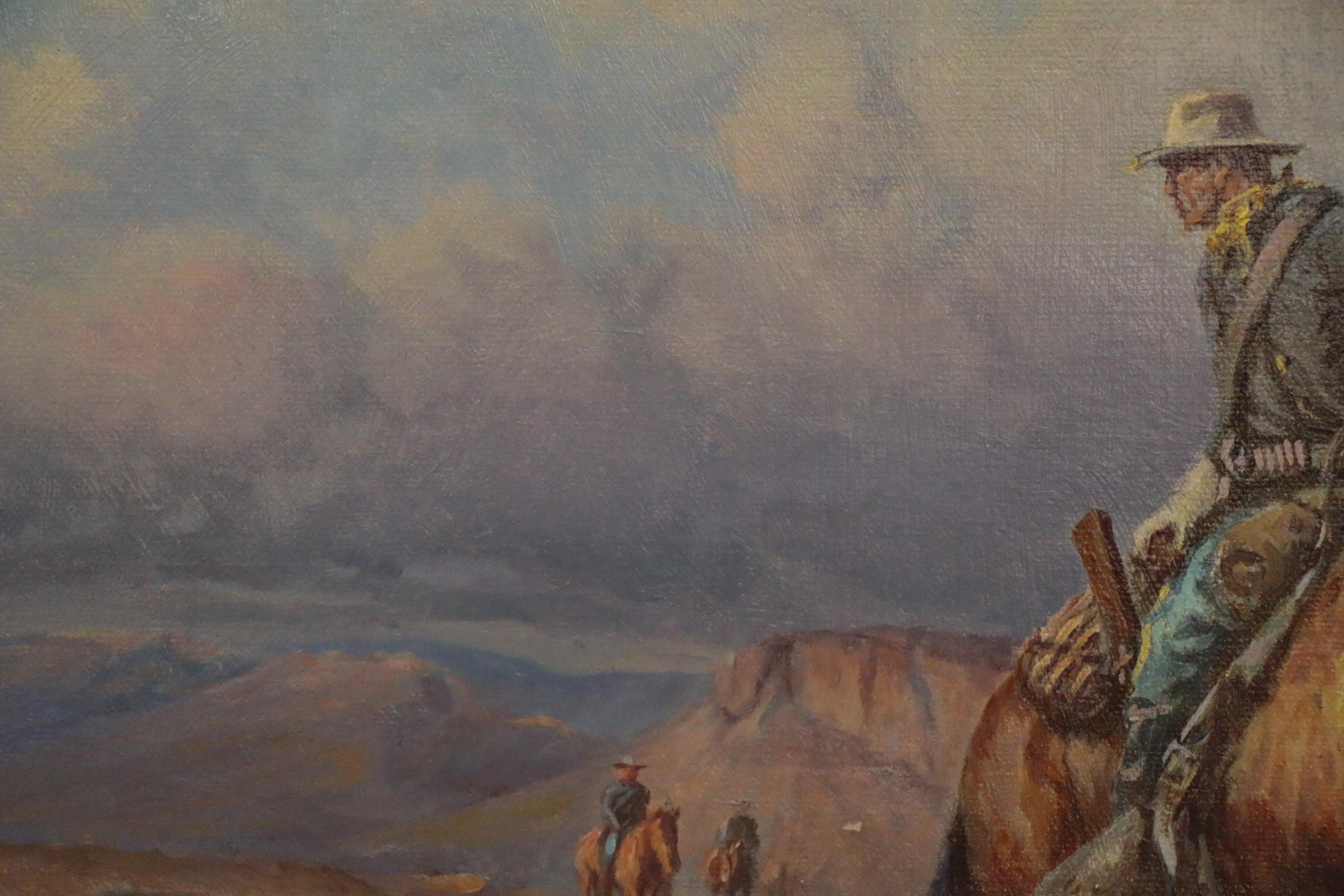 Olaf Carl Wieghorst Oil Painting "Cavalry Trooper 1880"