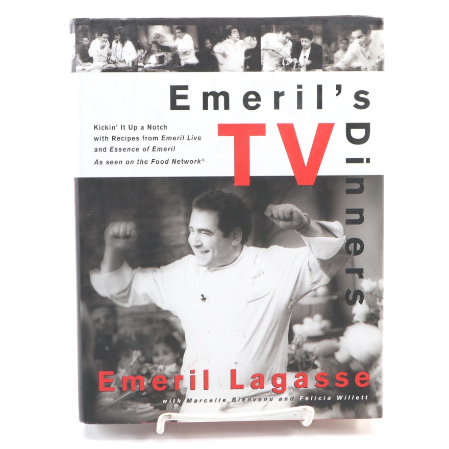 Later Printing Signed "Emeril's TV Dinners" by Emeril Lagasse, 1998