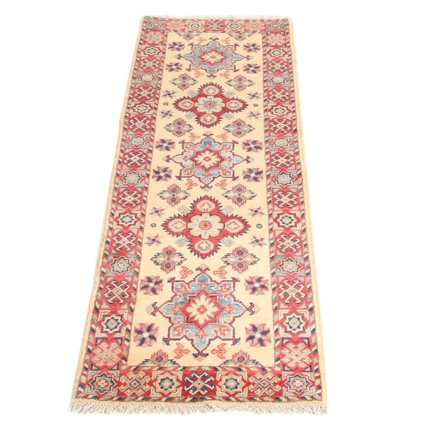2'1 x 6'2 Hand-Knotted Afghani Persian Tabriz Runner, 2000s