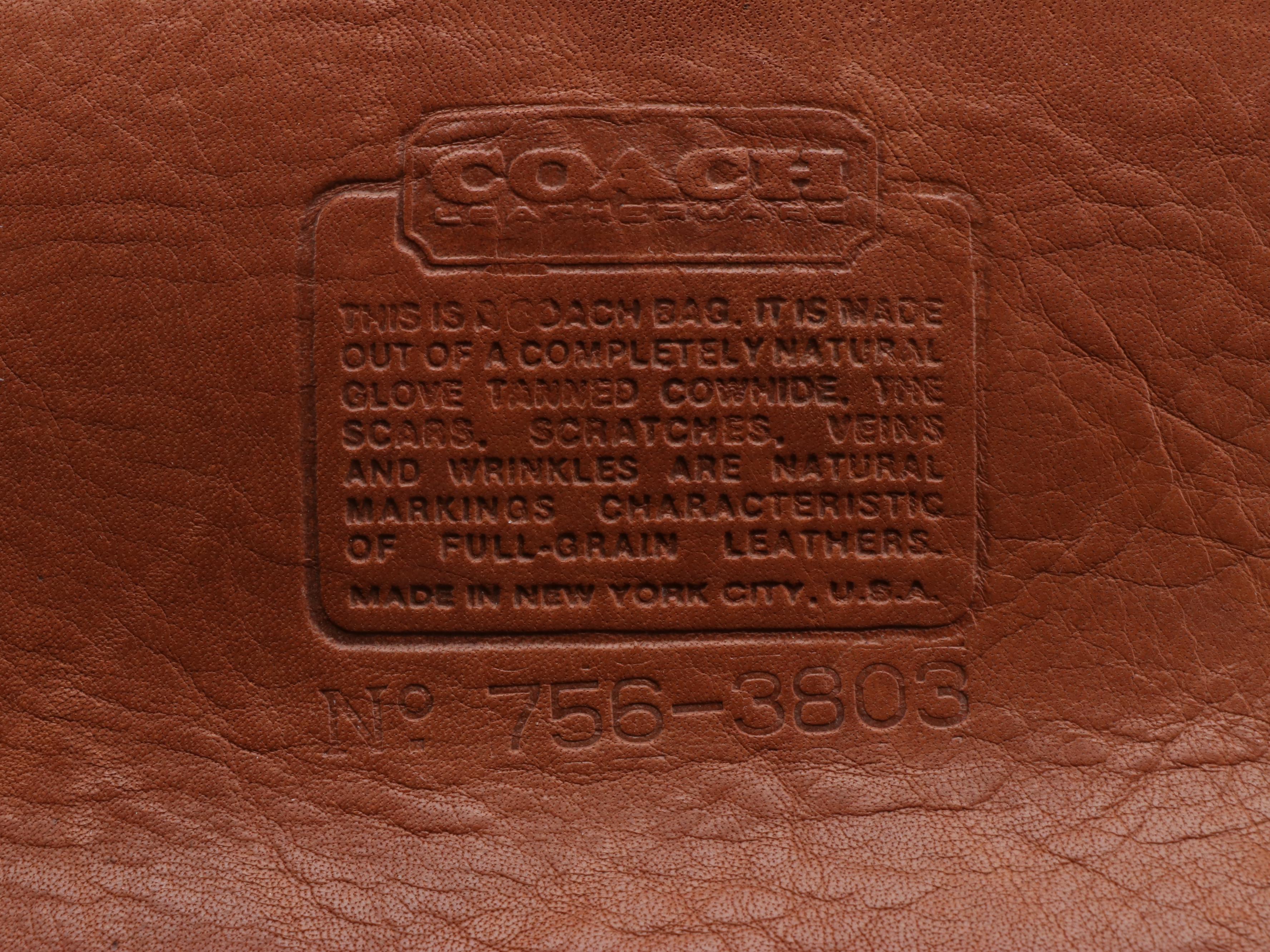 Coach Shoulder and Crossbody Glove-Tanned Leather Bags, Vintage