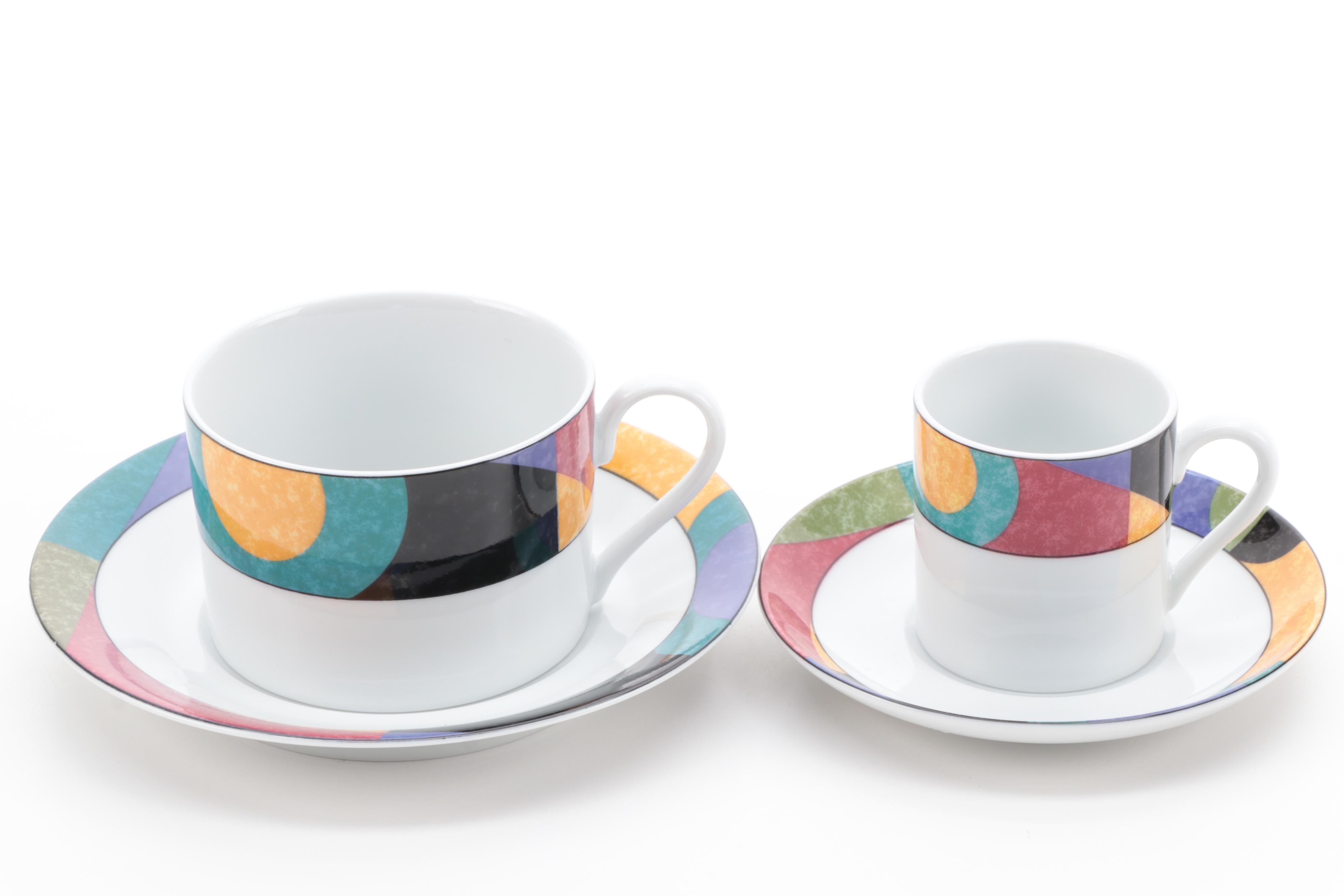 Mikasa "Currents" Porcelain Dinnerware and Serveware, 1993–2004
