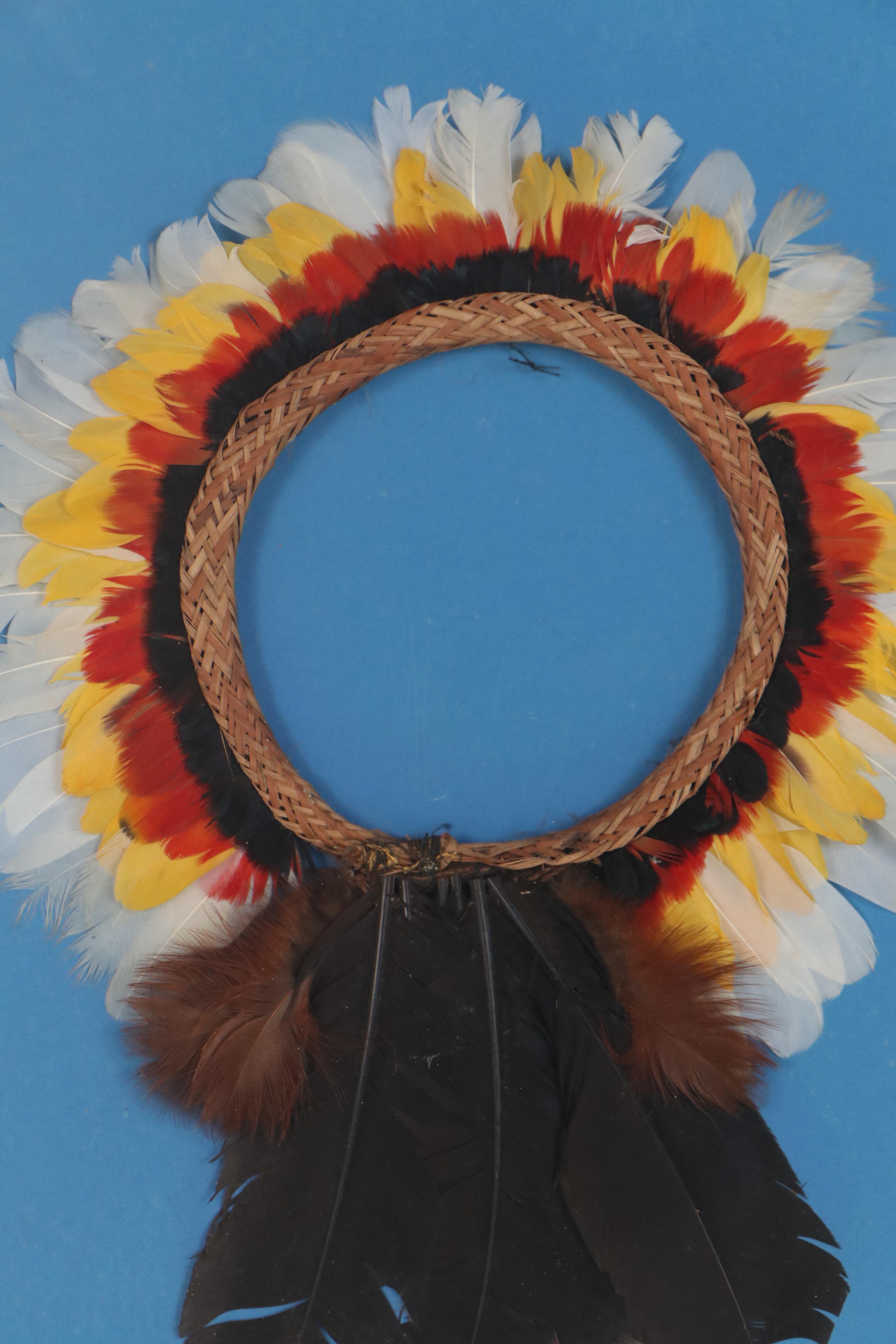 Amazonian Style Feather Headdress, Rikbaktsa People